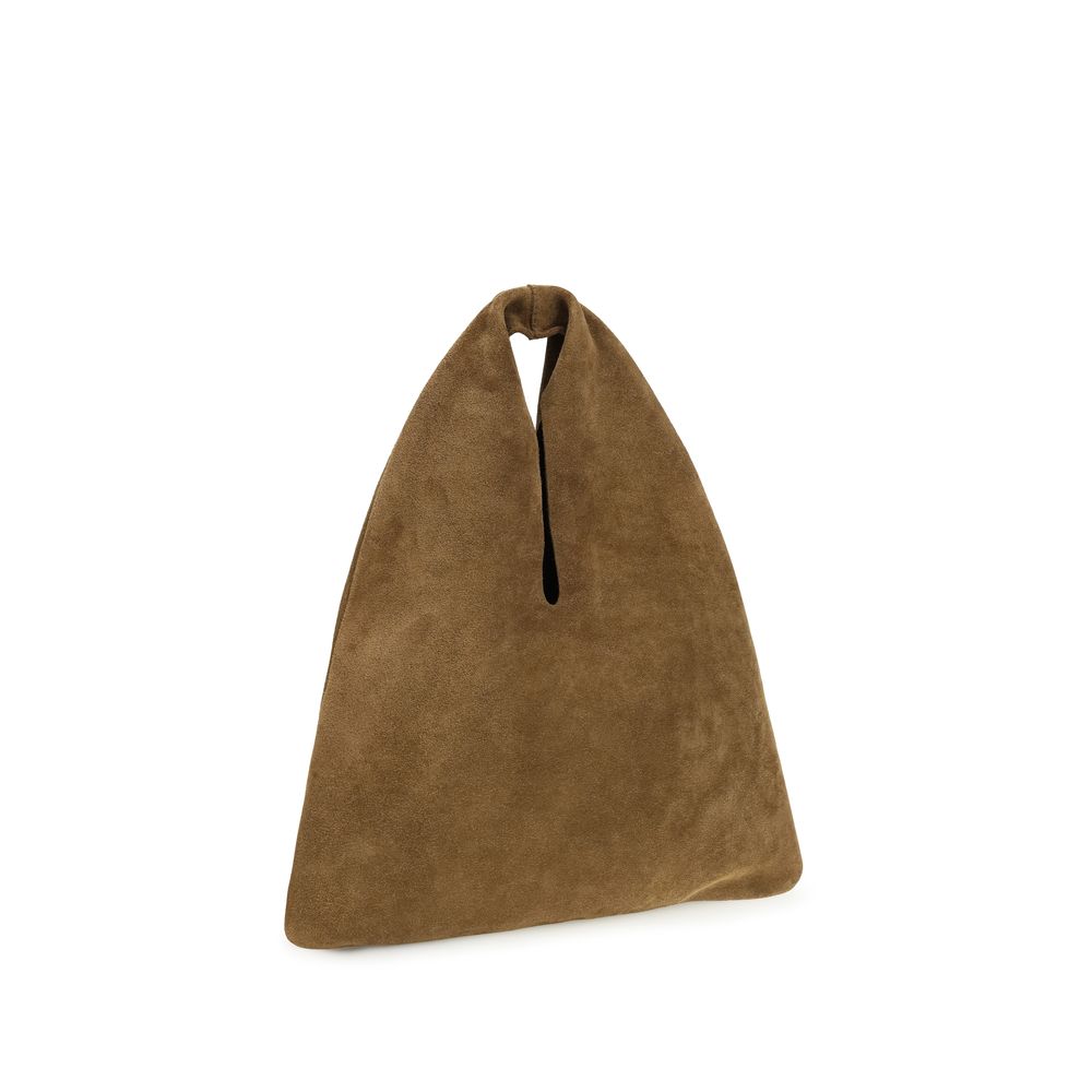 Manebi Brown Calf Leather Bos Taurus Shoulder Bag | Regal Royce