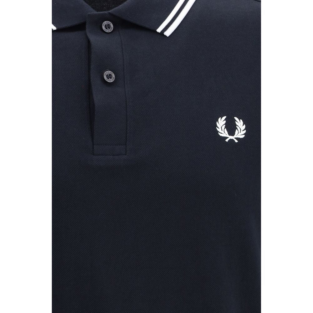 Fred Perry Blue Cotton Polo Shirt | Regal Royce