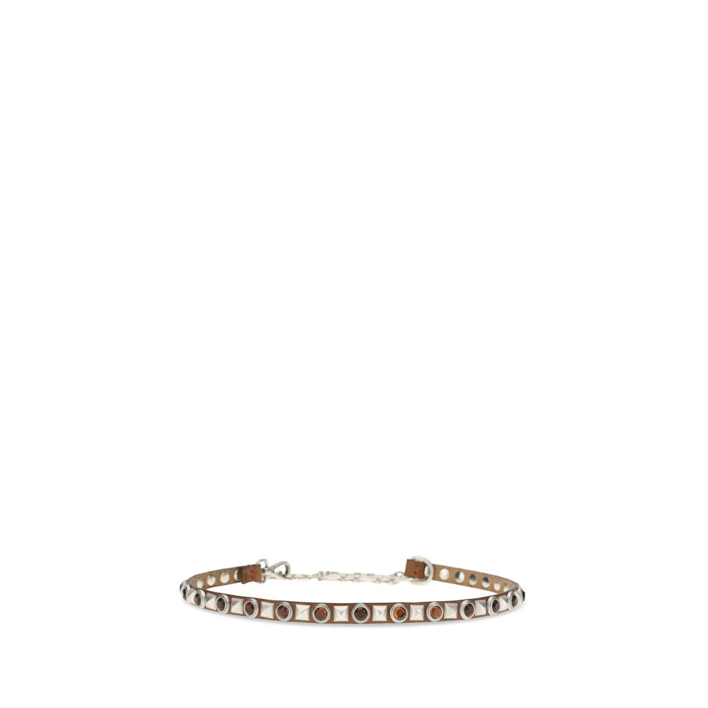 Etro Brown Calf Leather Bos Taurus Regular Belt | Regal Royce