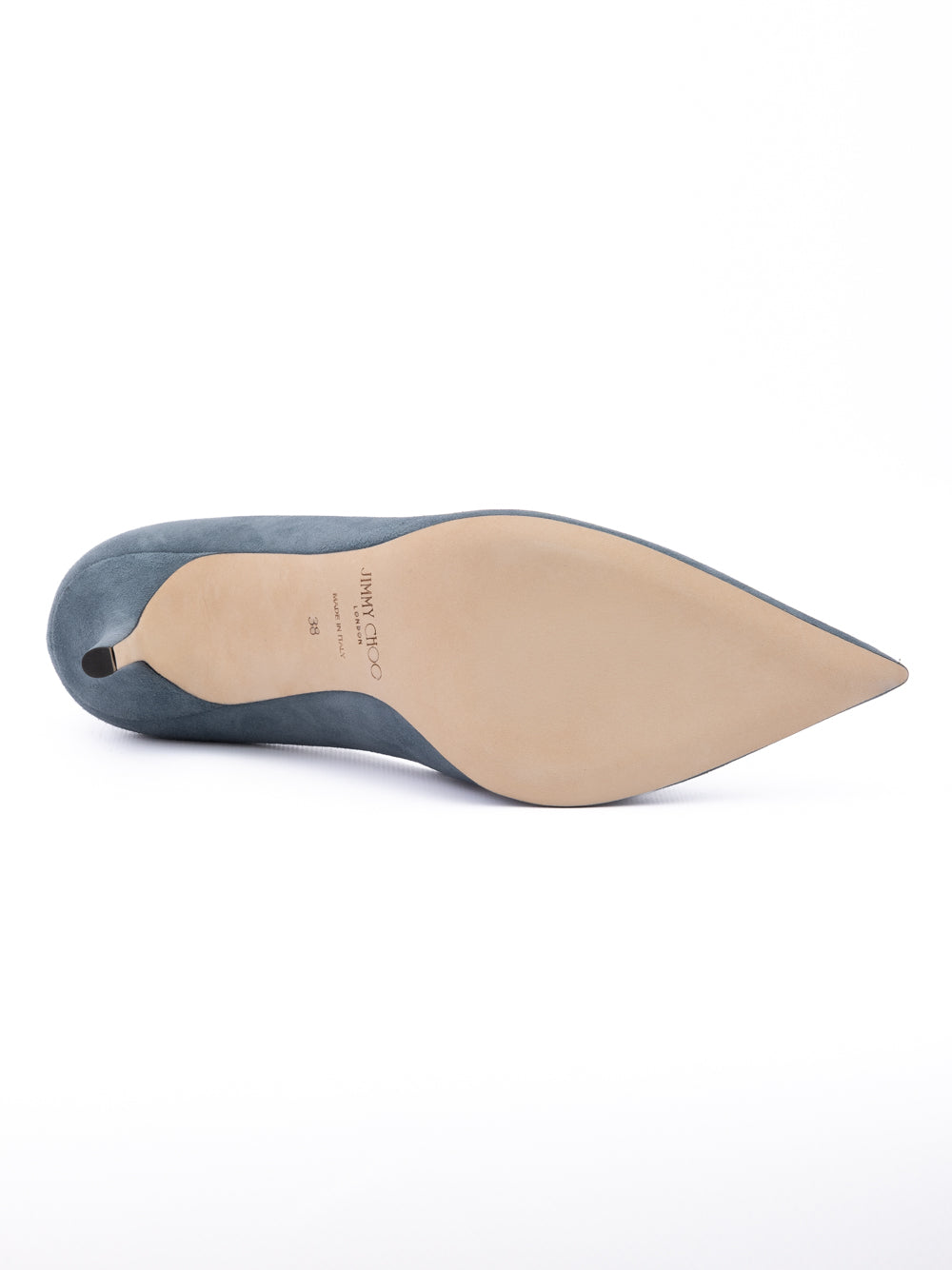 Jimmy Choo Dusk Blue Suede Agnes Pumps | Regal Royce