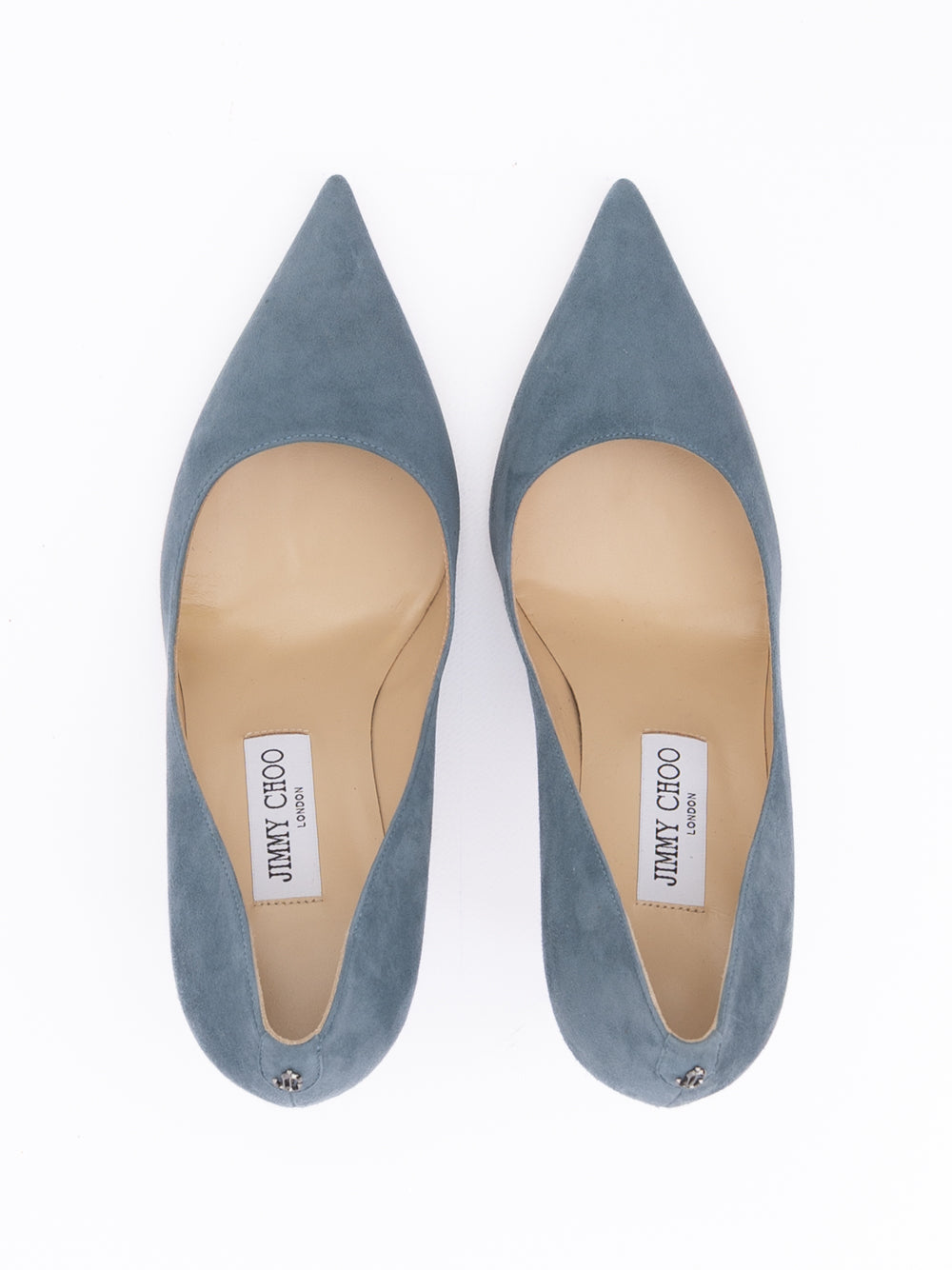 Jimmy Choo Dusk Blue Suede Agnes Pumps | Regal Royce