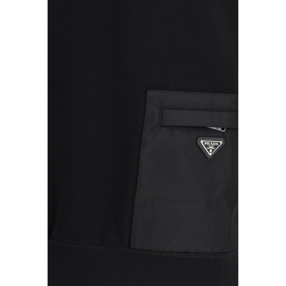 Prada Black Viscose Sweatshirt | Regal Royce