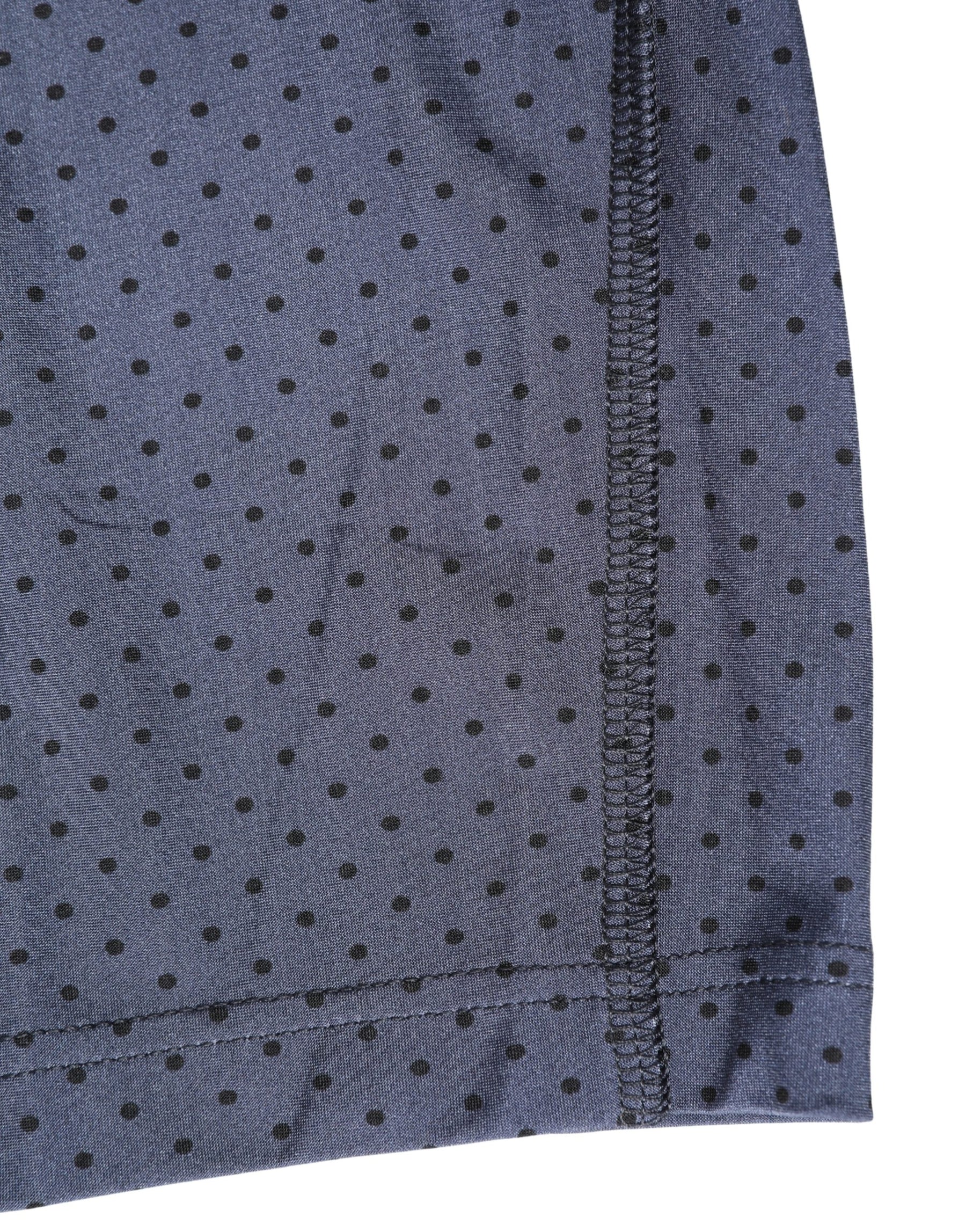 Dolce & Gabbana Dark Blue Polka Dots Men Bike Shorts Underwear | Regal Royce