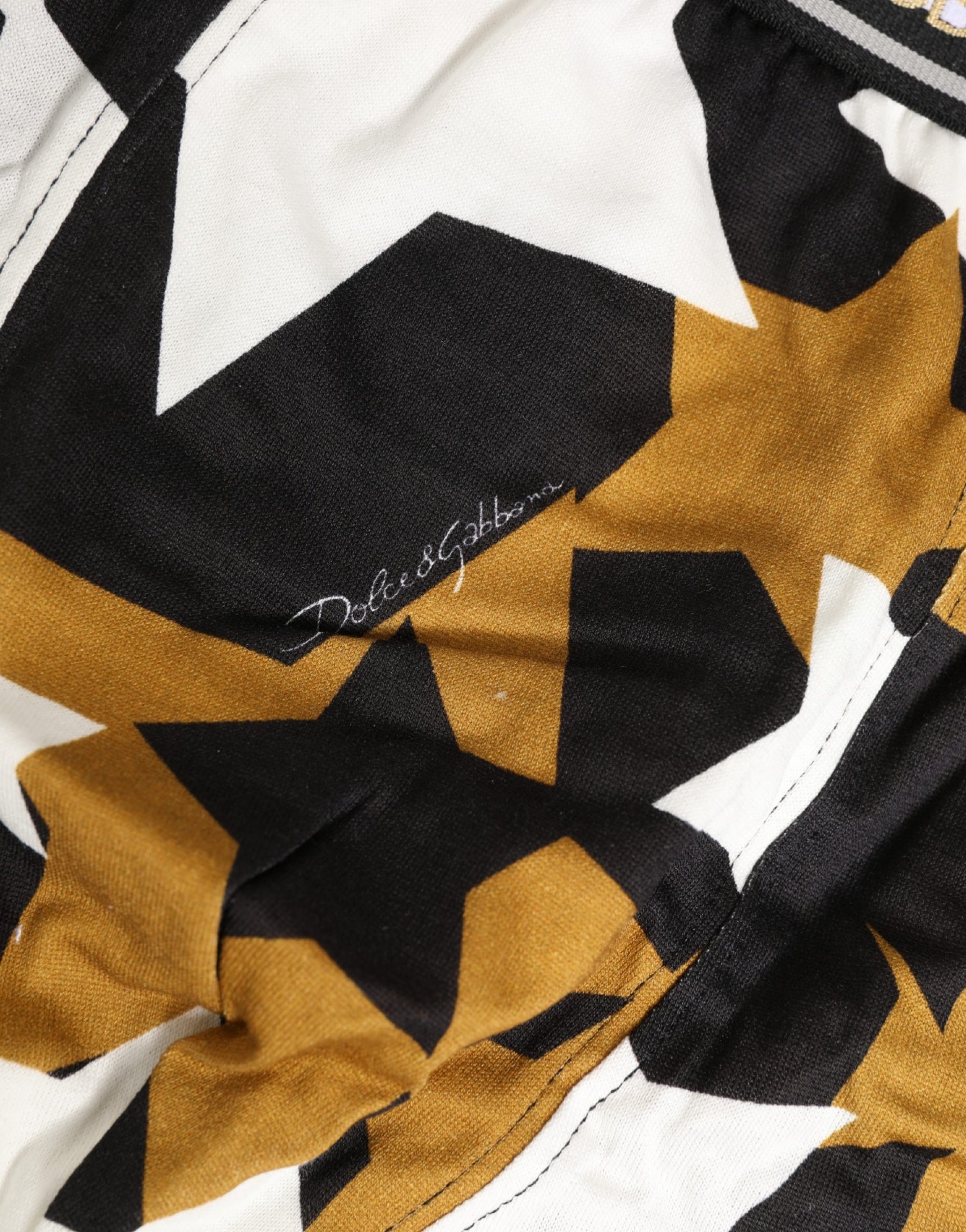 Dolce & Gabbana Multicolor Stars Print Regular Boxer Underwear | Regal Royce