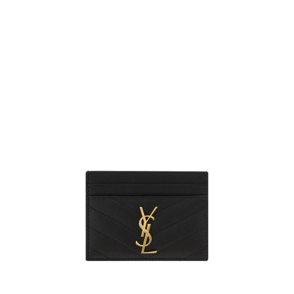 Saint Laurent Black Calf Leather Bos Taurus Wallet | Regal Royce