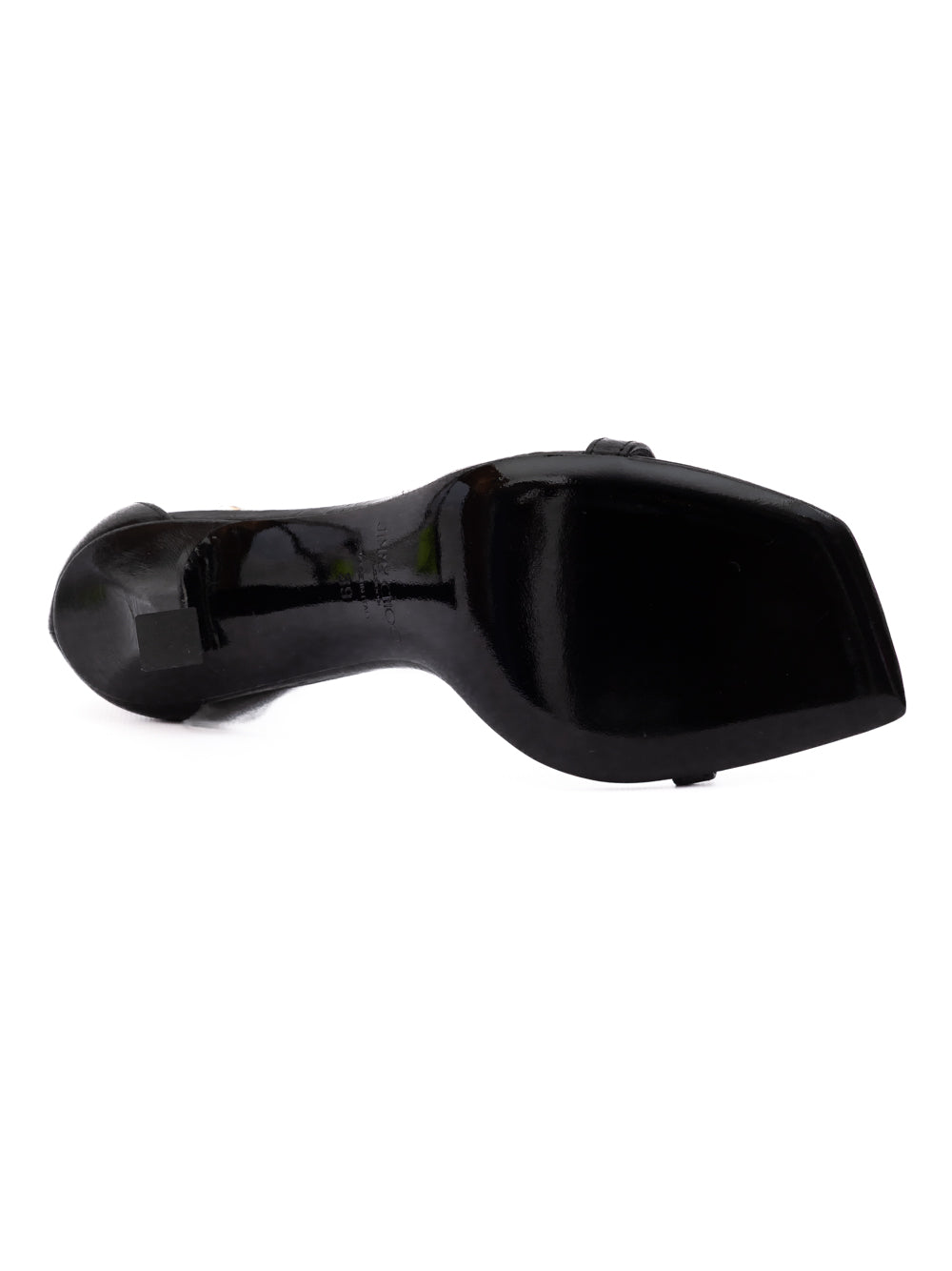 Jimmy Choo Black Leather Verity 100 Sandals | Regal Royce