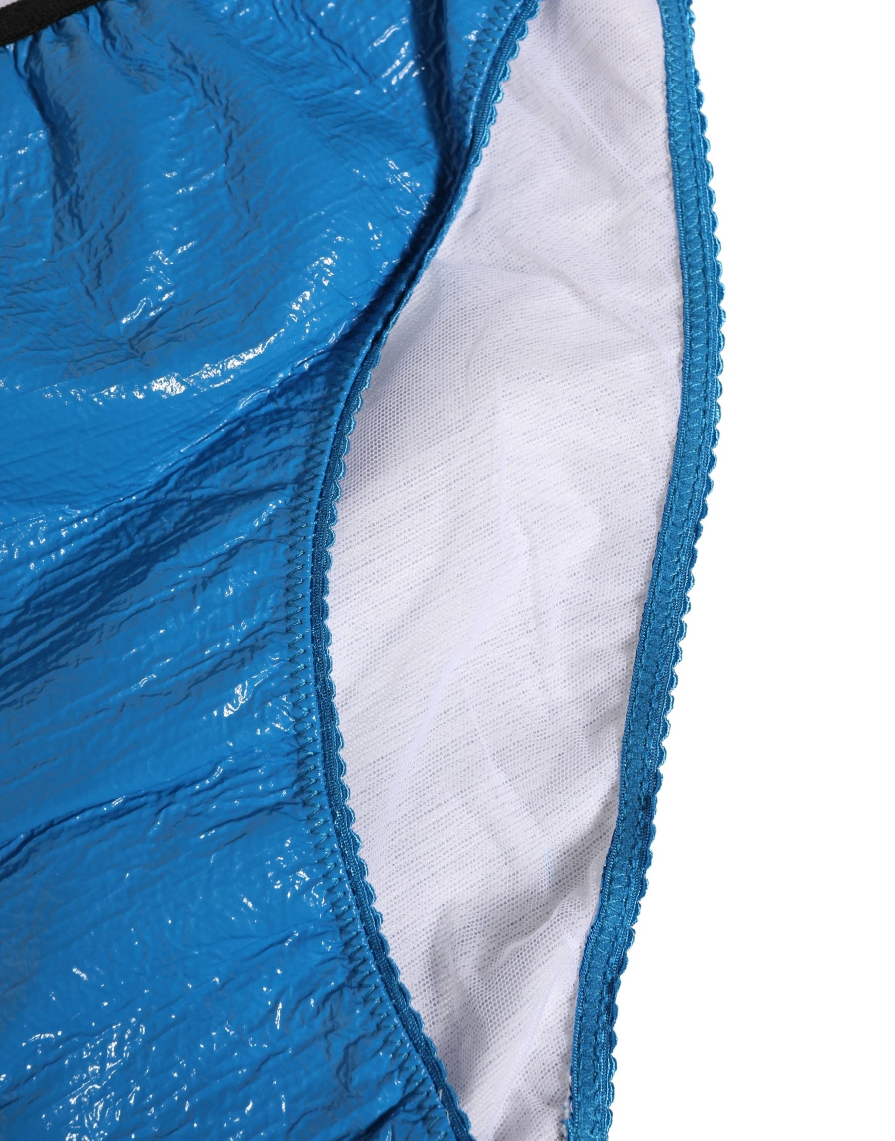 Dolce & Gabbana Blue Logo Waistband High Waist Brief Underwear | Regal Royce