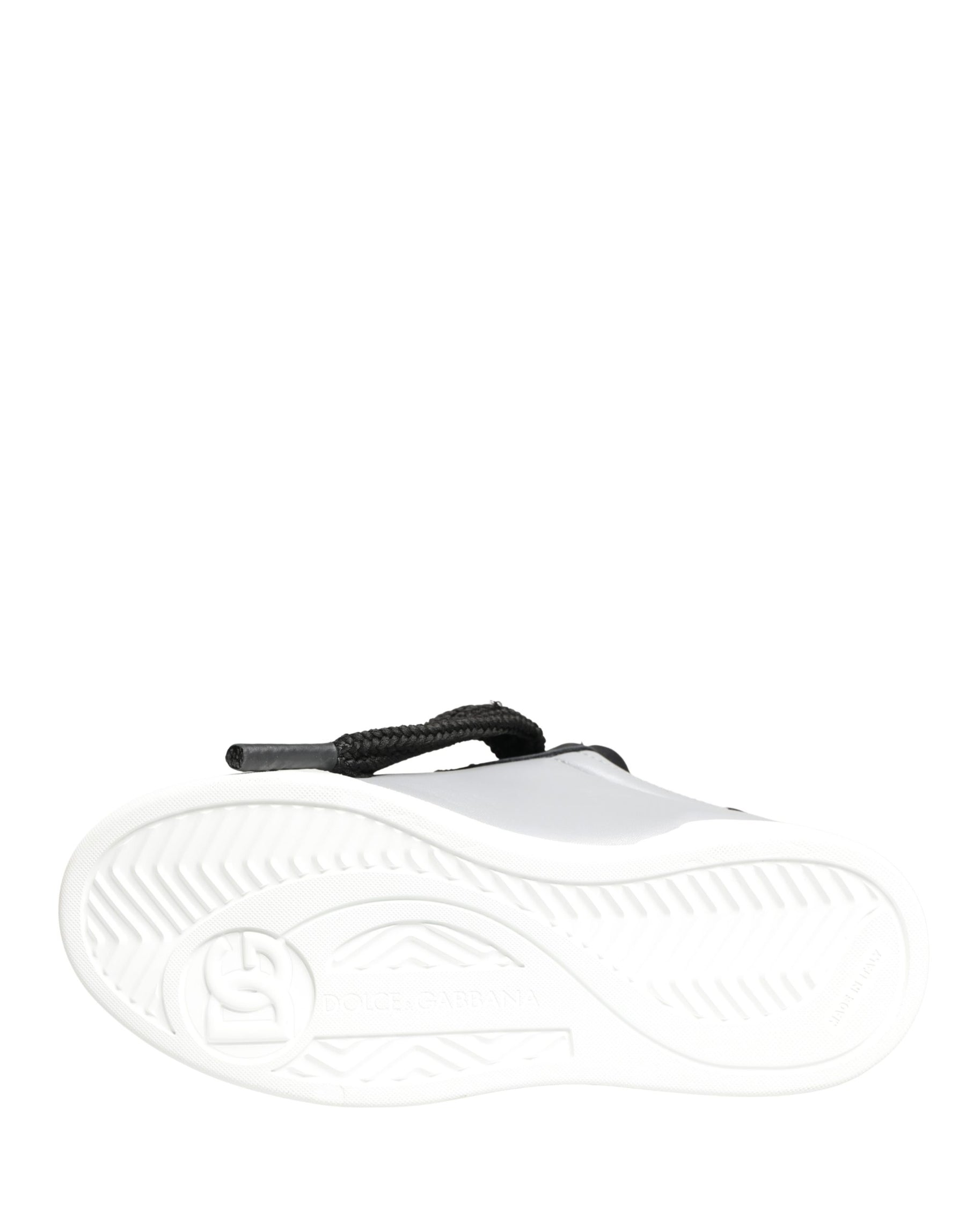Dolce & Gabbana Gray Leather Low Top Lace Up Sneakers Shoes | Regal Royce