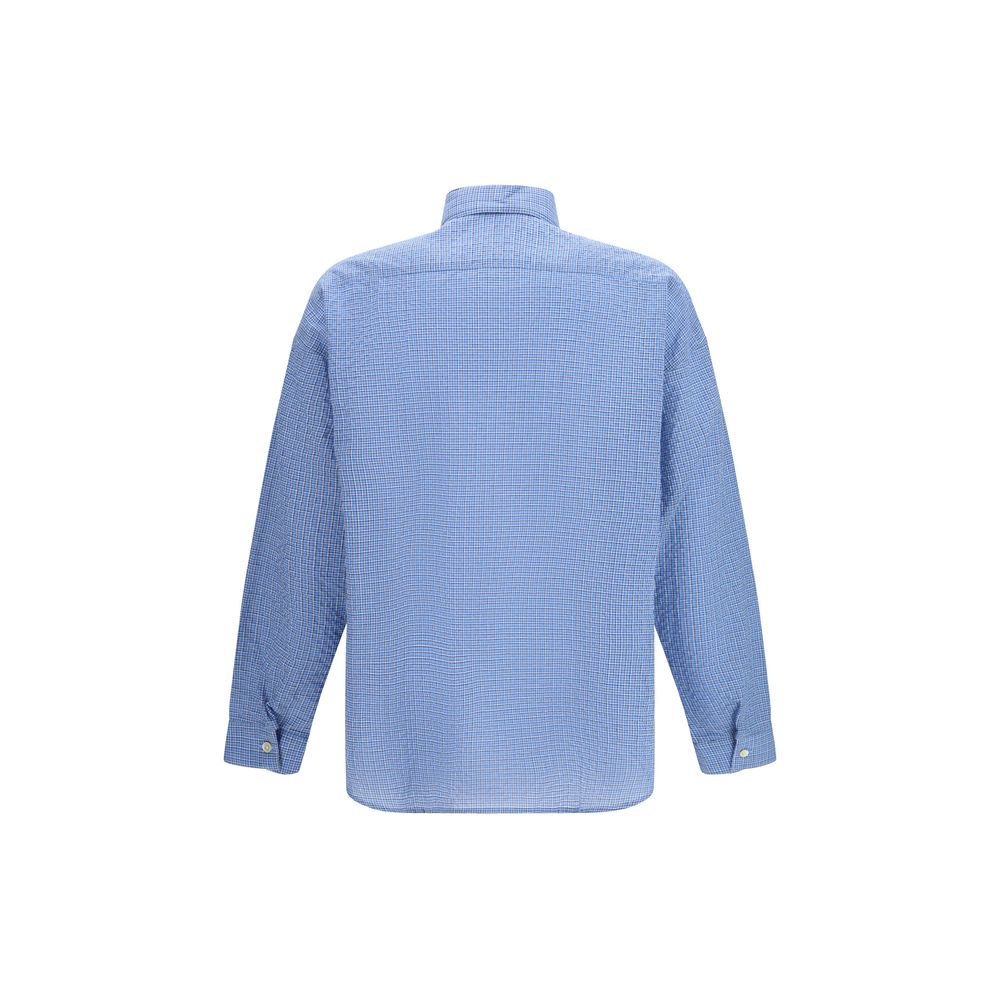 Sunflower Blue Cotton Shirt | Regal Royce