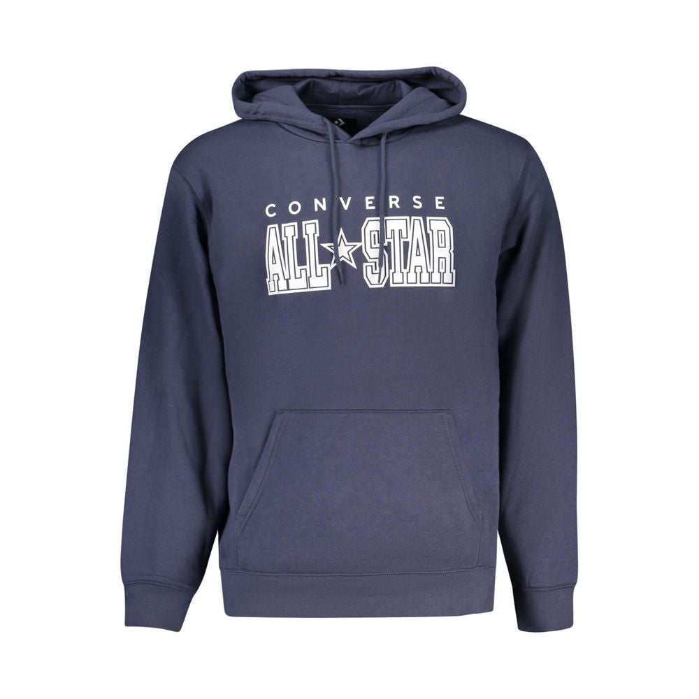 Converse Blue Cotton Men's Hoodie | Regal Royce
