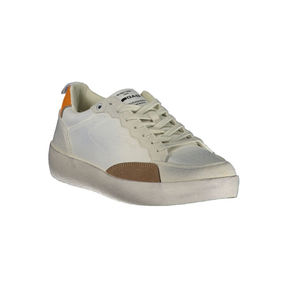 Gas White Polyurethane Men Sneaker | Regal Royce