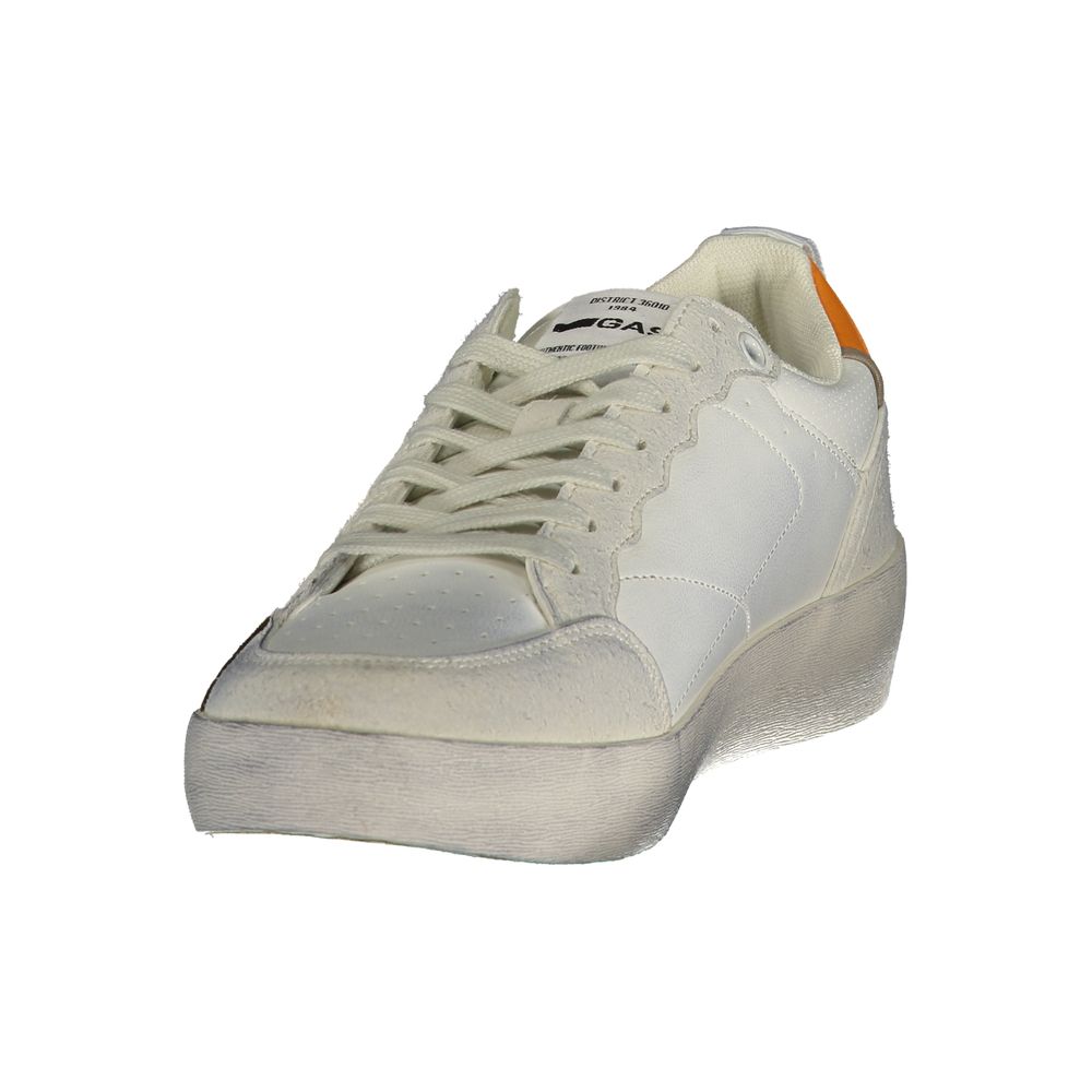 Gas White Polyurethane Men Sneaker | Regal Royce