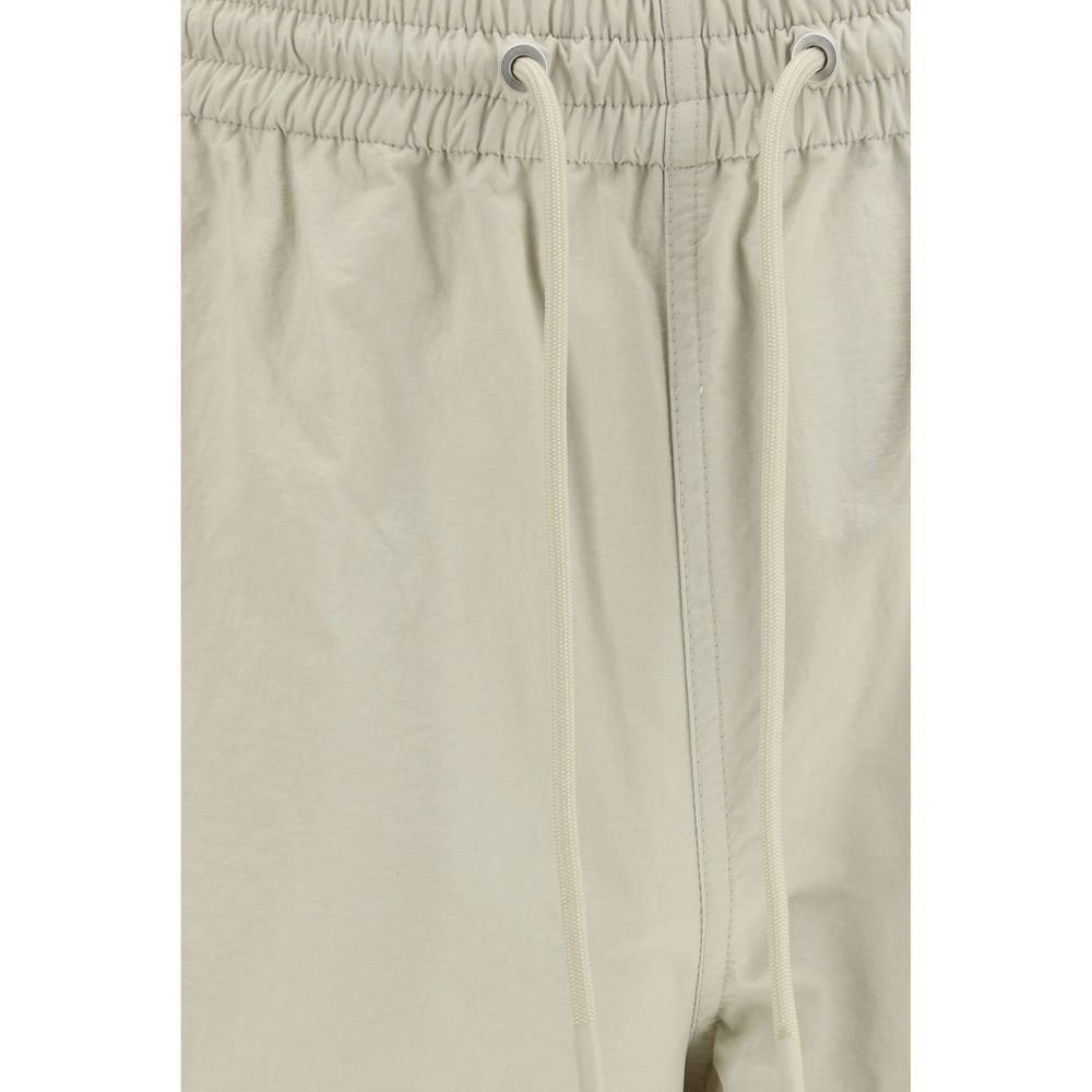 Sunflower Beige Nylon Bermuda Shorts | Regal Royce