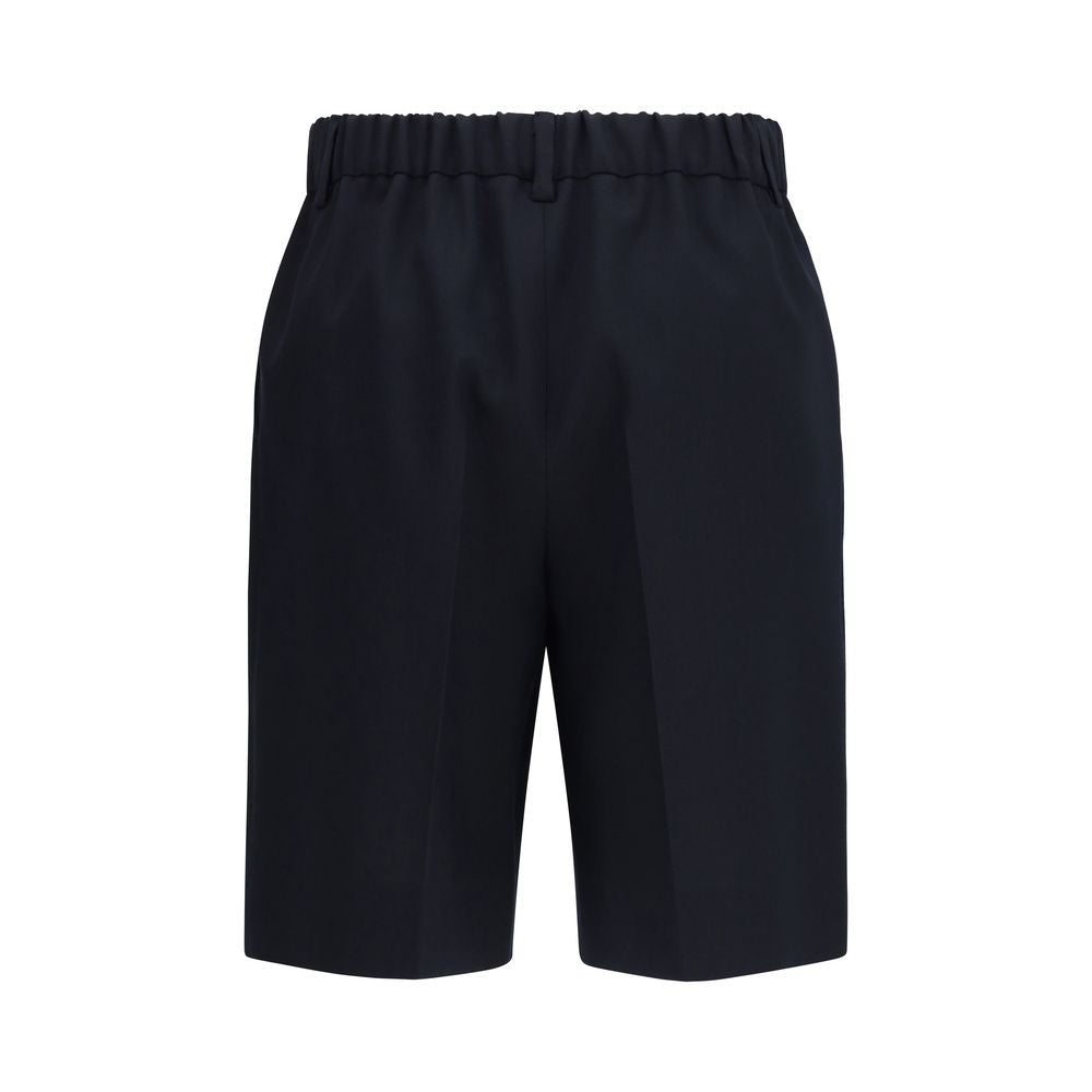 Gucci Black Cotton Bermuda Shorts | Regal Royce