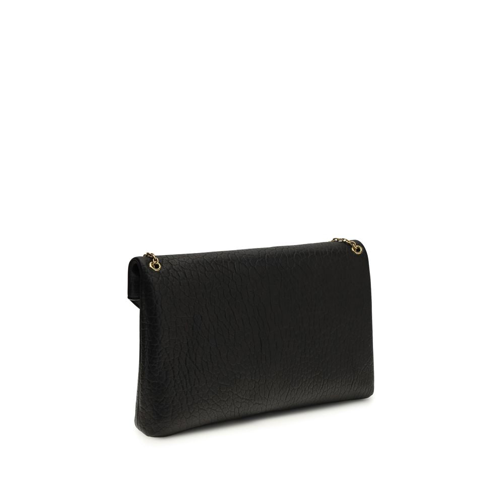 Saint Laurent Black Lamb Ovis Aries Aries Shoulder Bag | Regal Royce