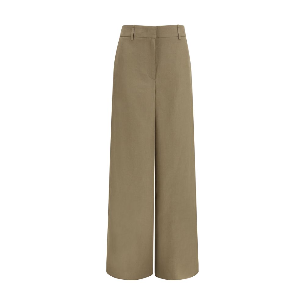 Giorgio Armani Beige Linen Casual Pants | Regal Royce