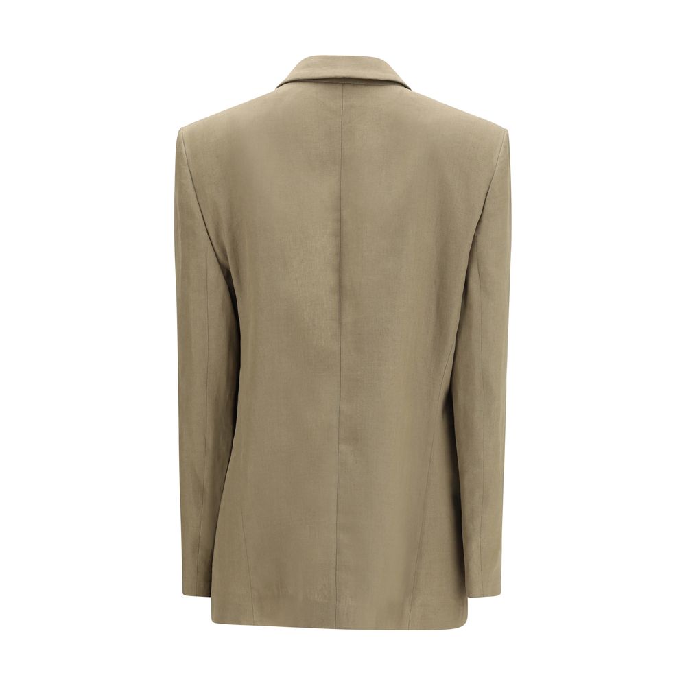 Giorgio Armani Brown Linen Coat | Regal Royce
