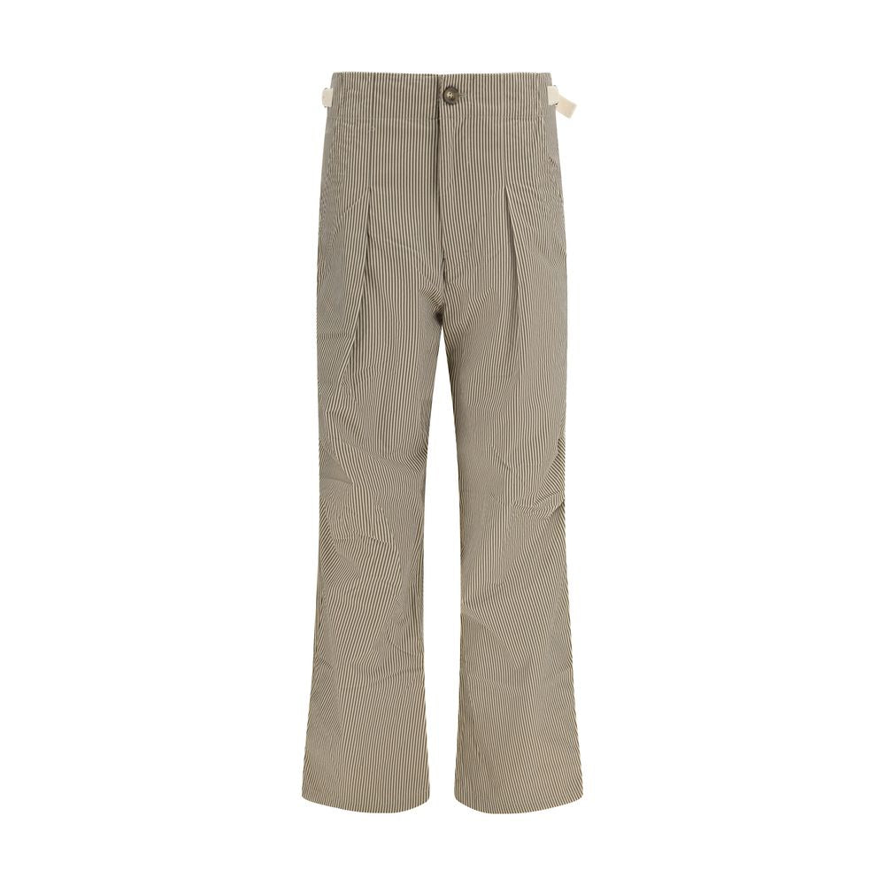 Marant Etoile Beige Cotton Casual Pants | Regal Royce