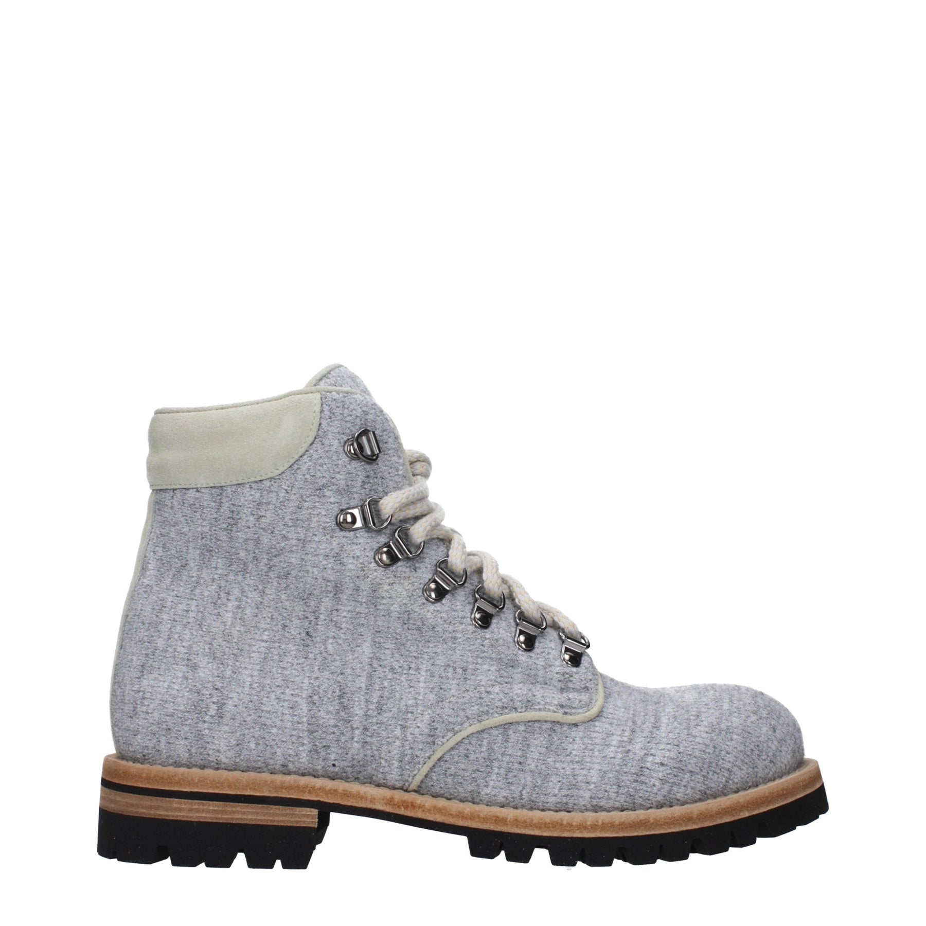 Eleventy Gray Fabric Ankle Boots | Regal Royce