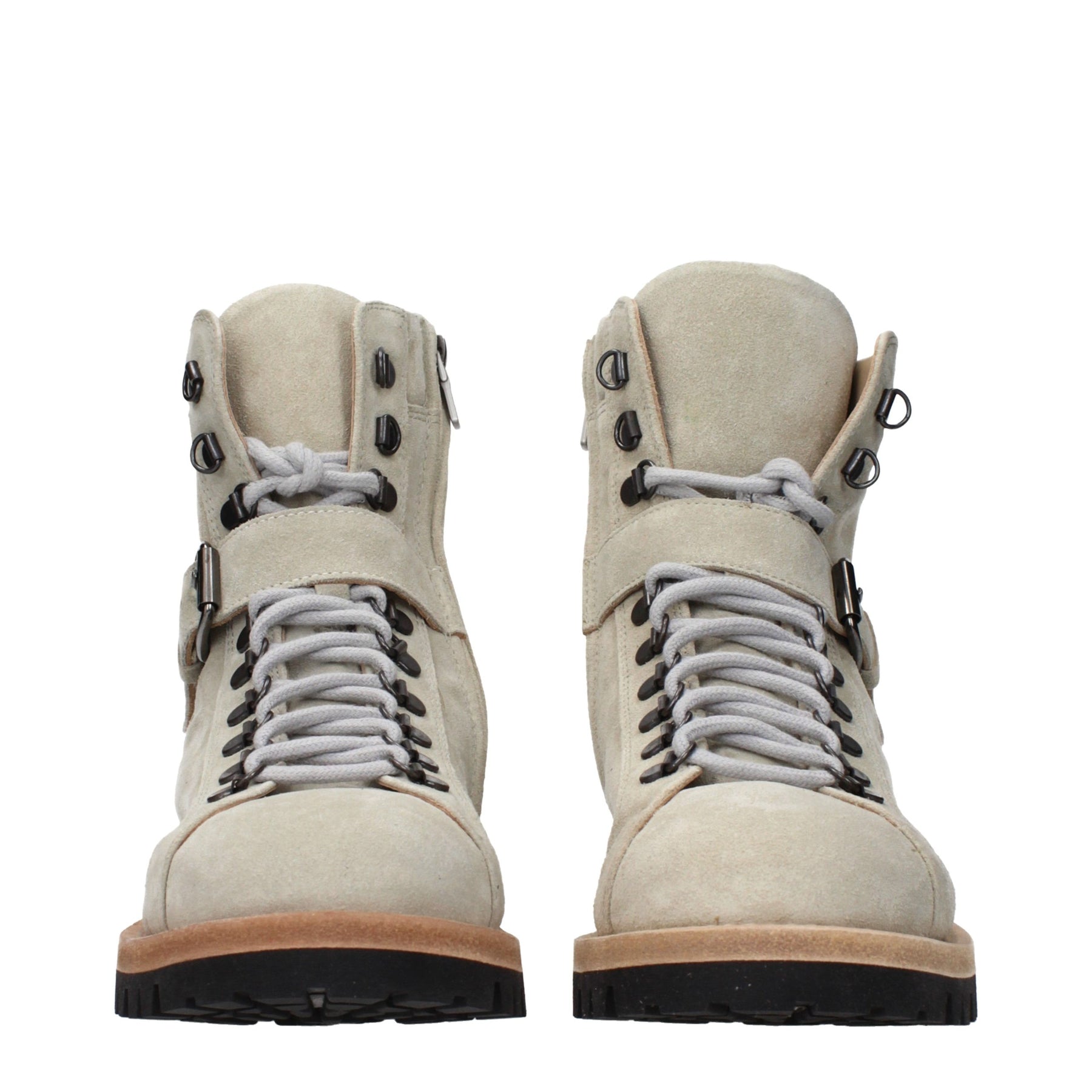 Eleventy Beige Leather Ankle Boots | Regal Royce