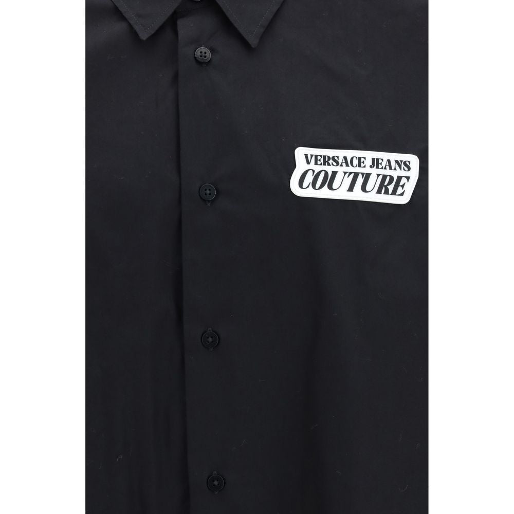 Versace Jeans Black Cotton Dress Shirt | Regal Royce