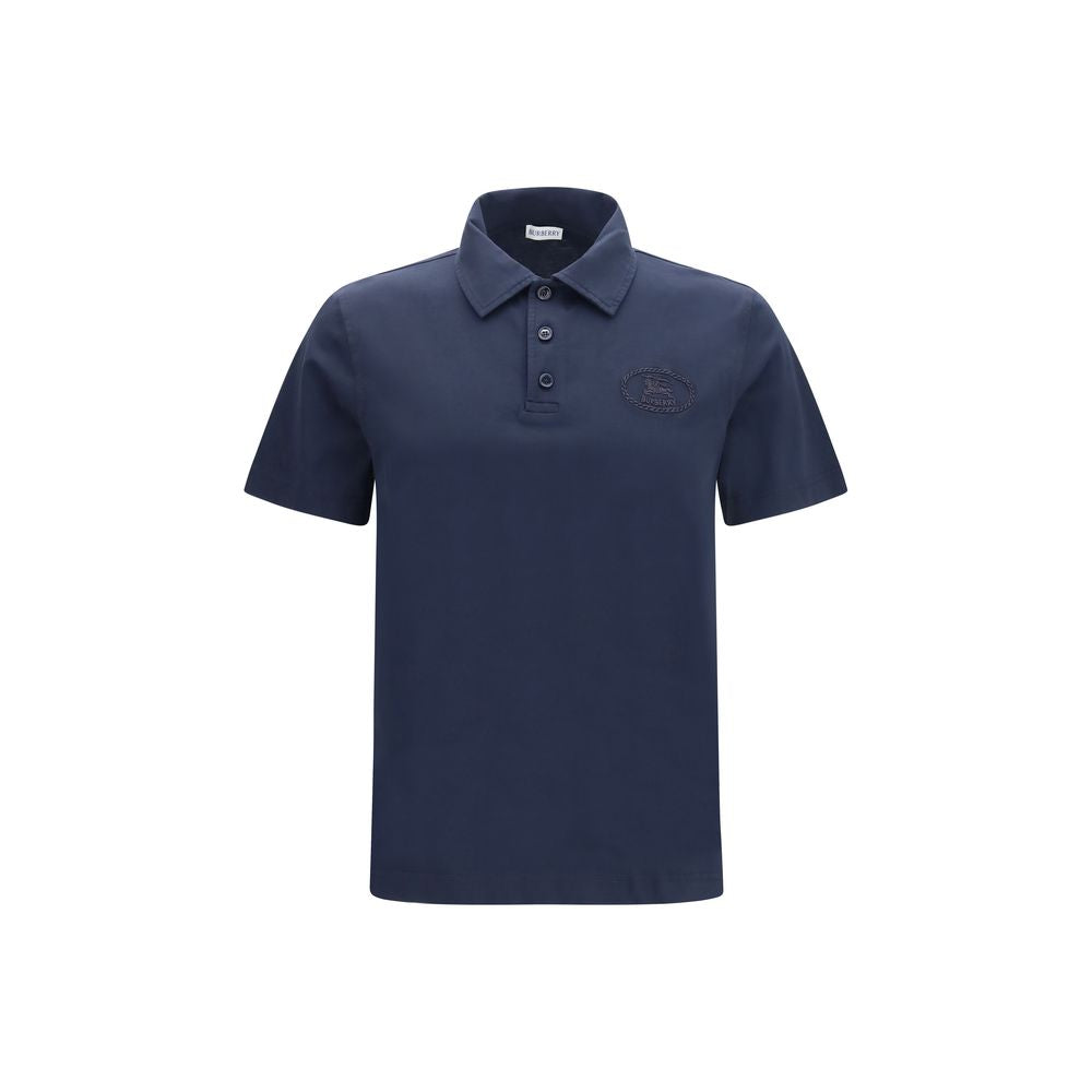 Burberry Blue Cotton Polo Shirt | Regal Royce
