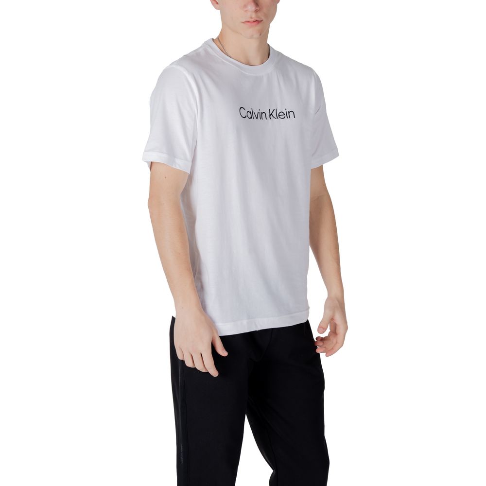 Calvin Klein Sport White Cotton T-Shirt | Regal Royce