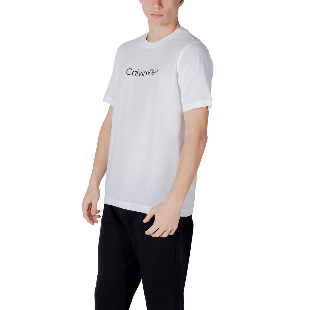 Calvin Klein Sport White Cotton T-Shirt | Regal Royce