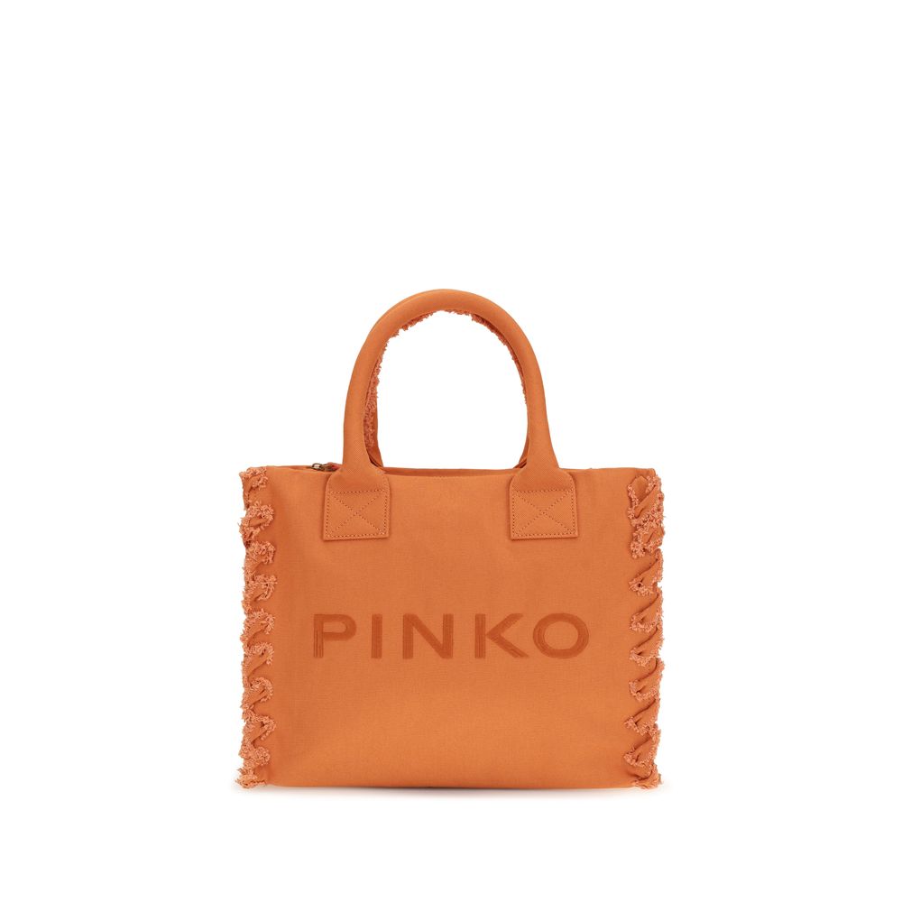 PINKO Orange Cotton Shoulder Bag | Regal Royce
