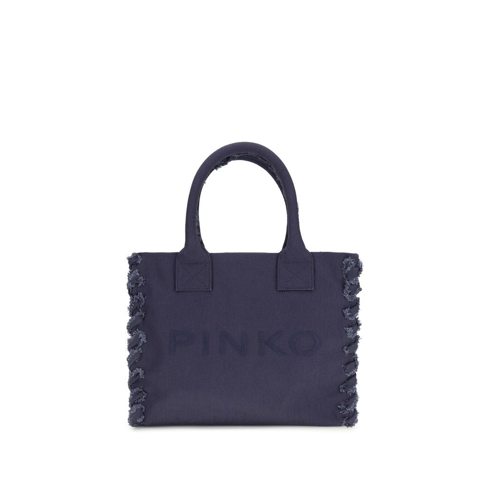 PINKO Blue Cotton Shoulder Bag | Regal Royce