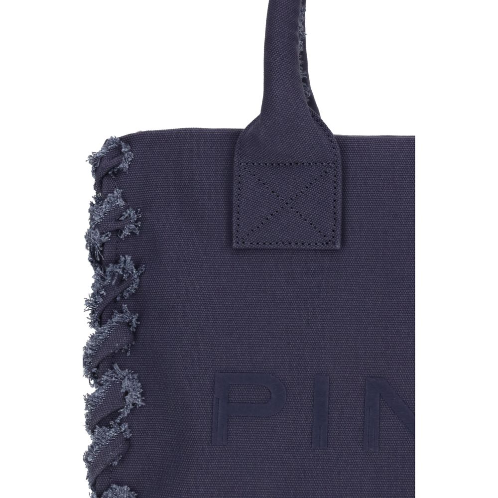 PINKO Blue Cotton Shoulder Bag | Regal Royce