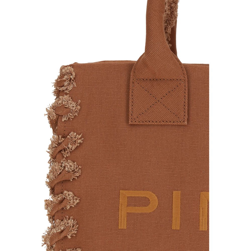 PINKO Brown Cotton Shoulder Bag | Regal Royce