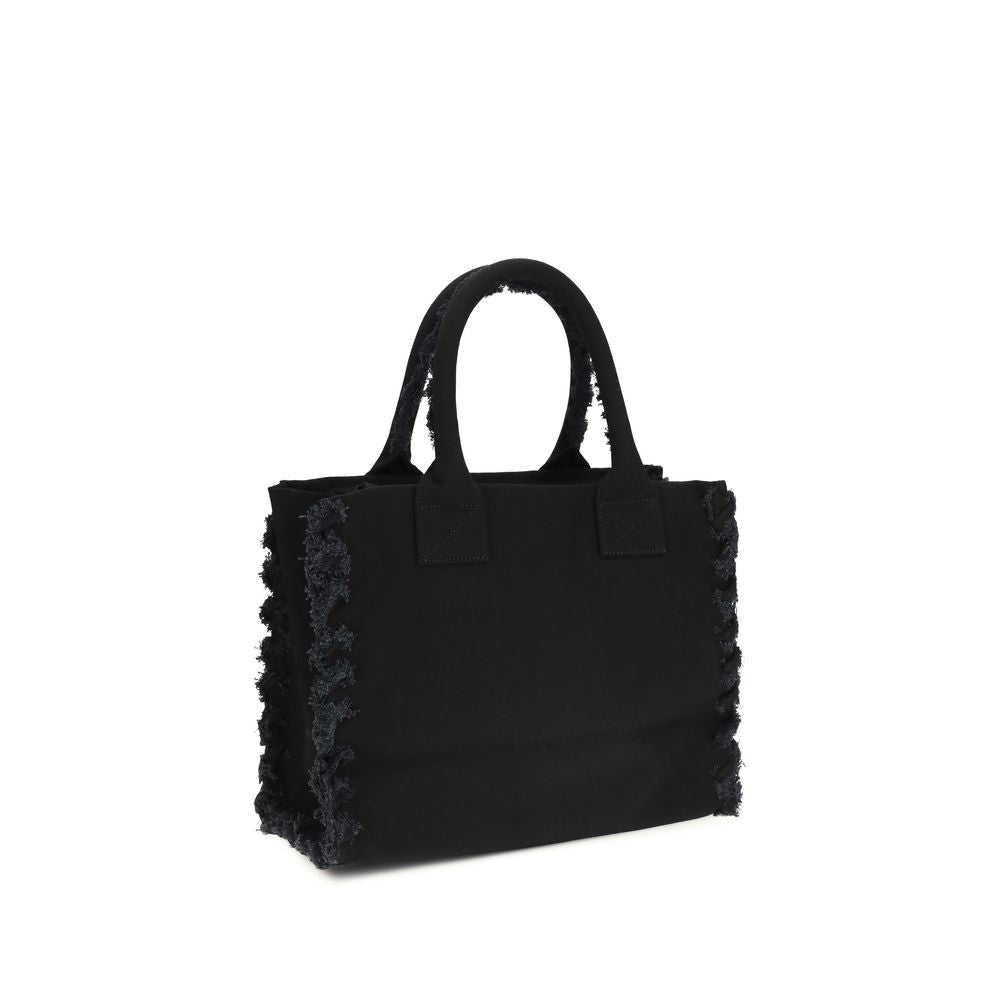 PINKO Black Cotton Shoulder Bag | Regal Royce