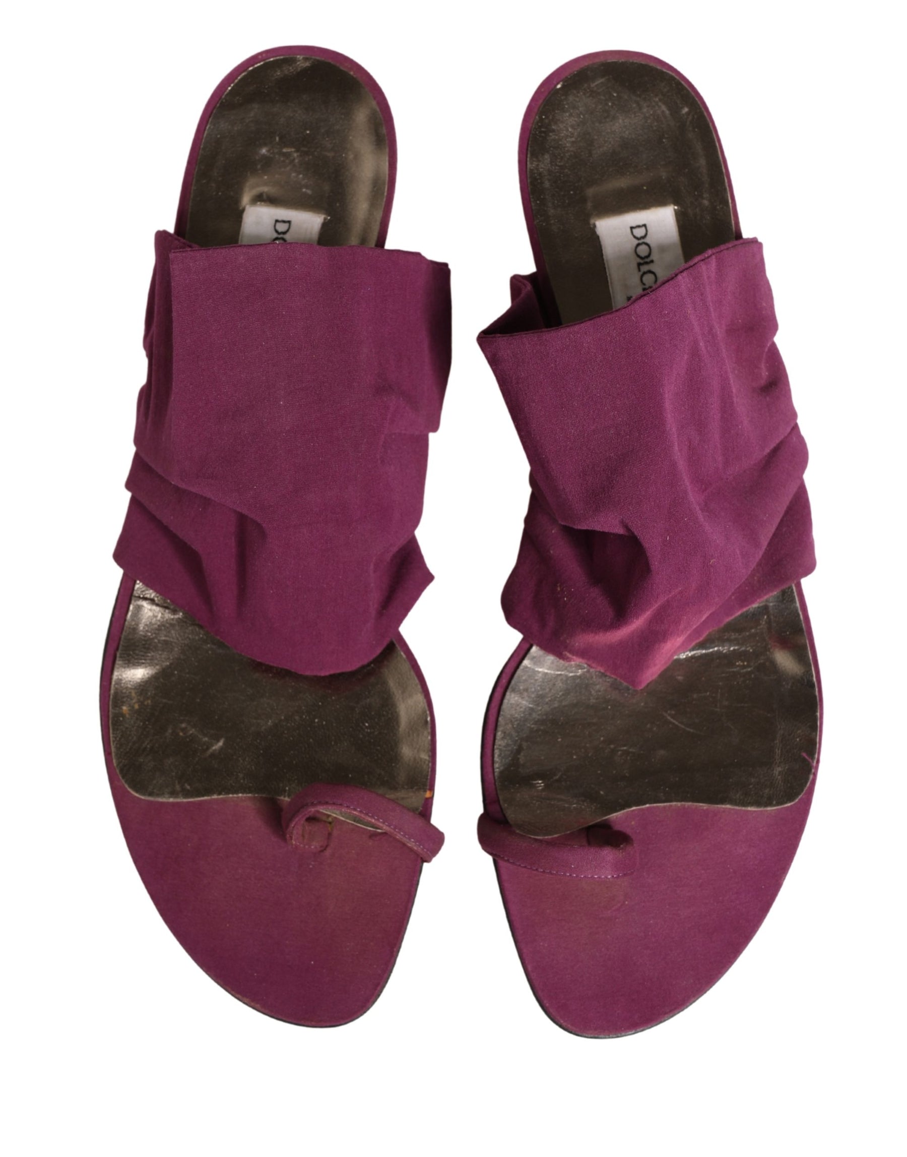 Dolce & Gabbana Violet Heels Sandals Shoes | Regal Royce