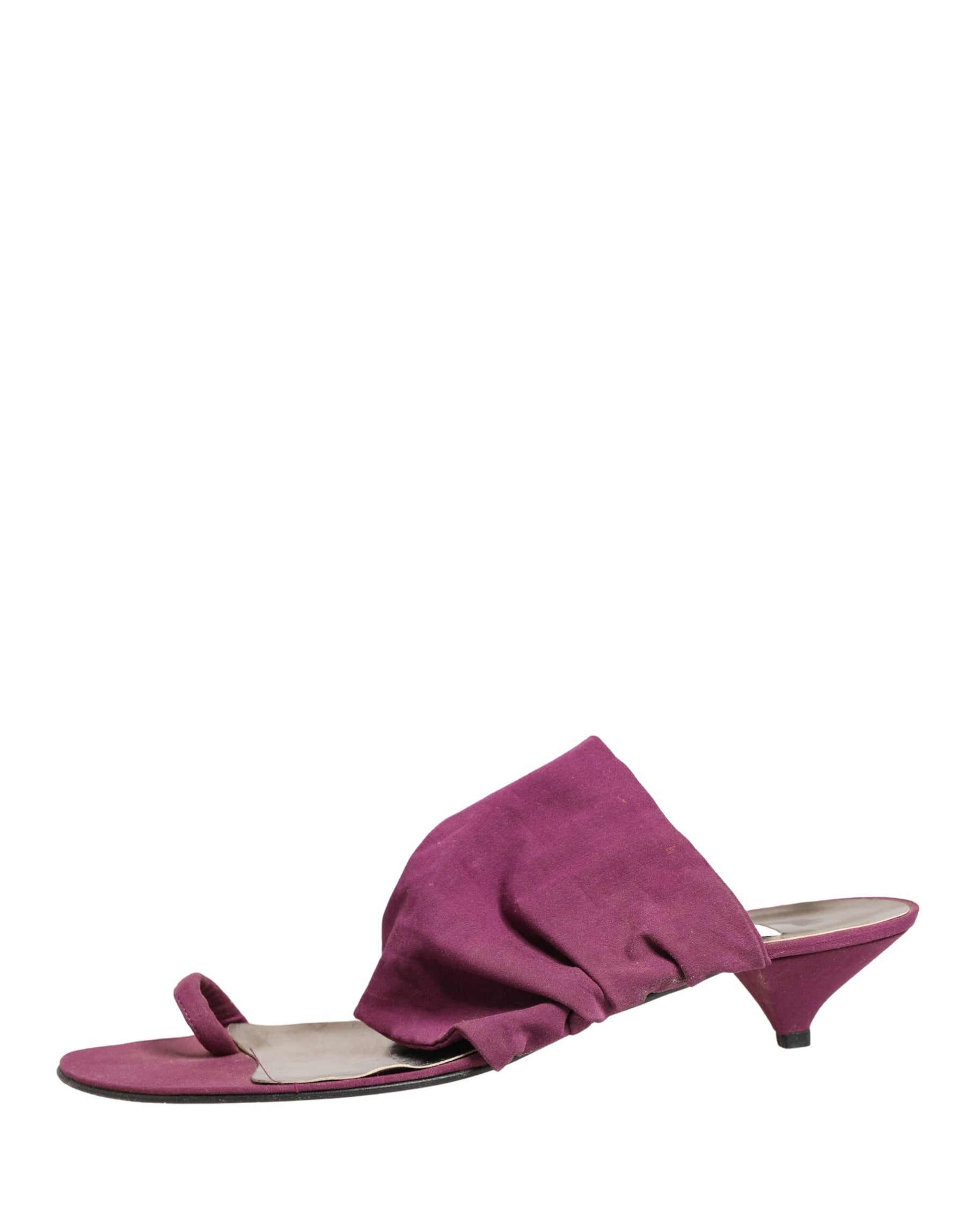 Dolce & Gabbana Violet Heels Sandals Shoes | Regal Royce