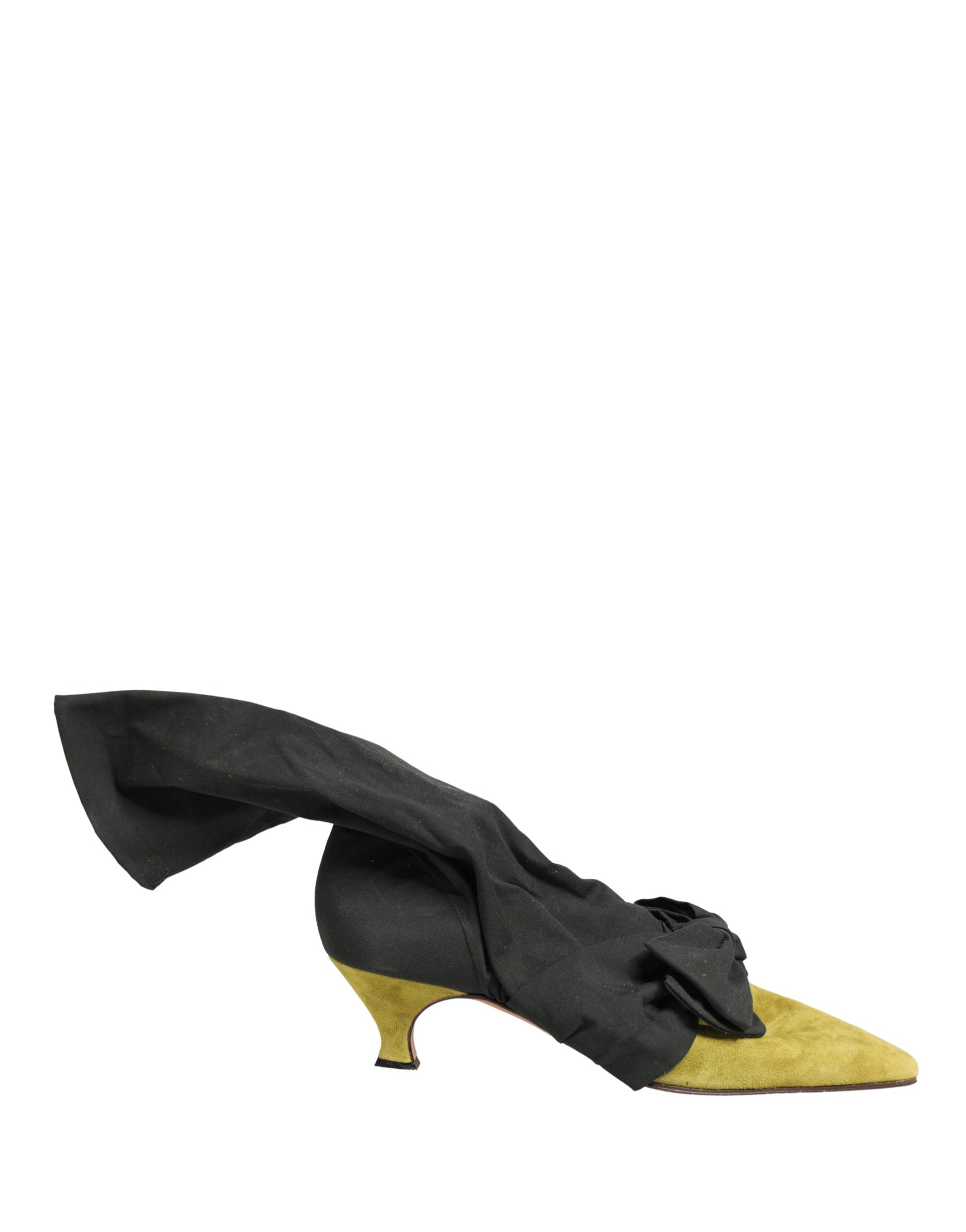 Dolce & Gabbana Black Yellow Suede Boots Shoes | Regal Royce