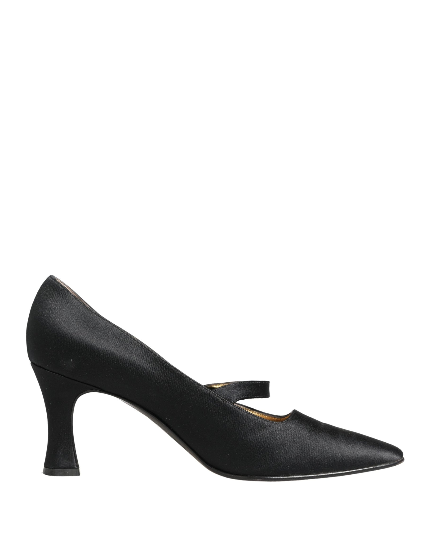 Dolce & Gabbana Black Satin Mary Jane Pumps Shoes | Regal Royce