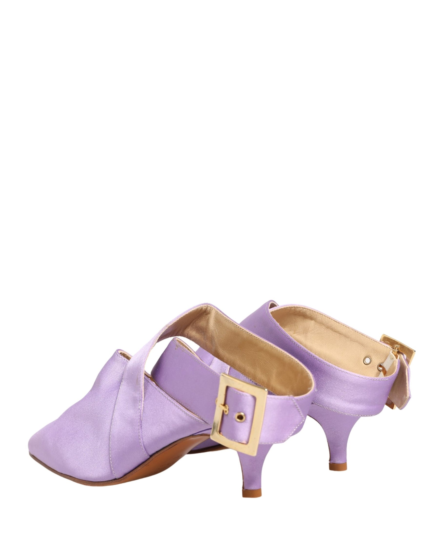 Dolce & Gabbana Purple Satin Sandals Shoes | Regal Royce