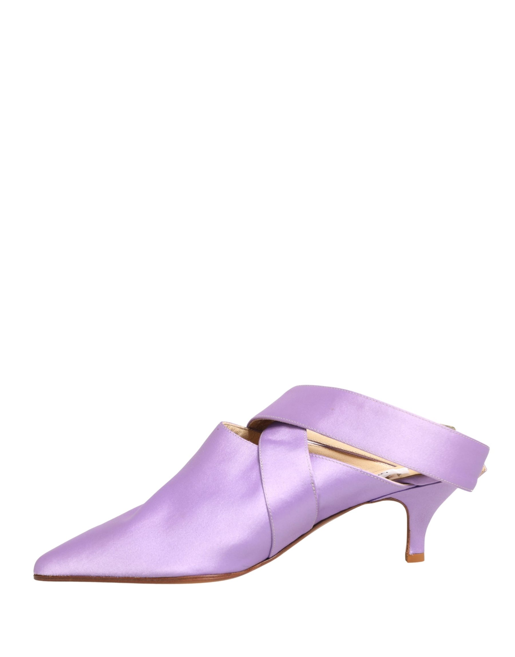 Dolce & Gabbana Purple Satin Sandals Shoes | Regal Royce