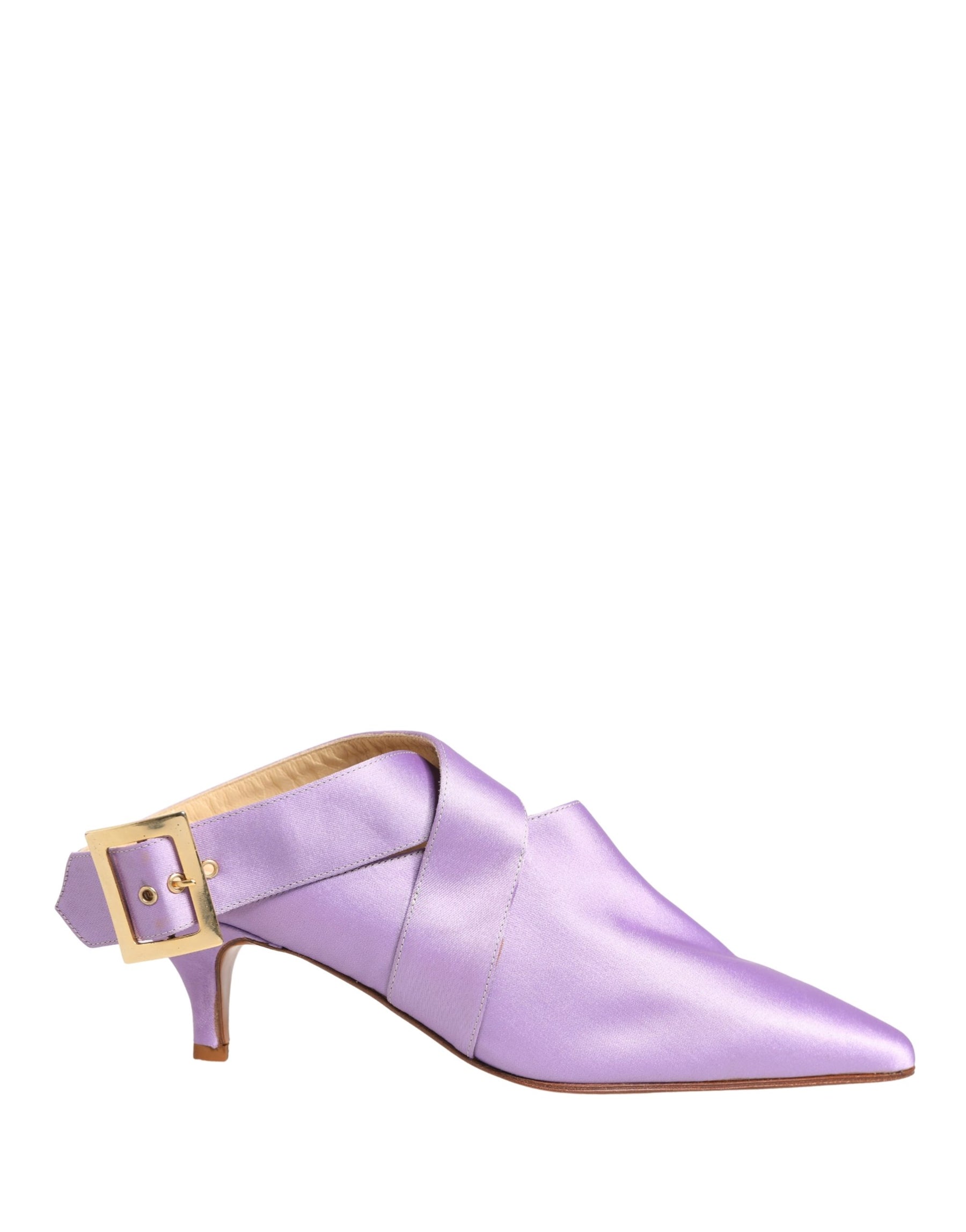 Dolce & Gabbana Purple Satin Sandals Shoes | Regal Royce
