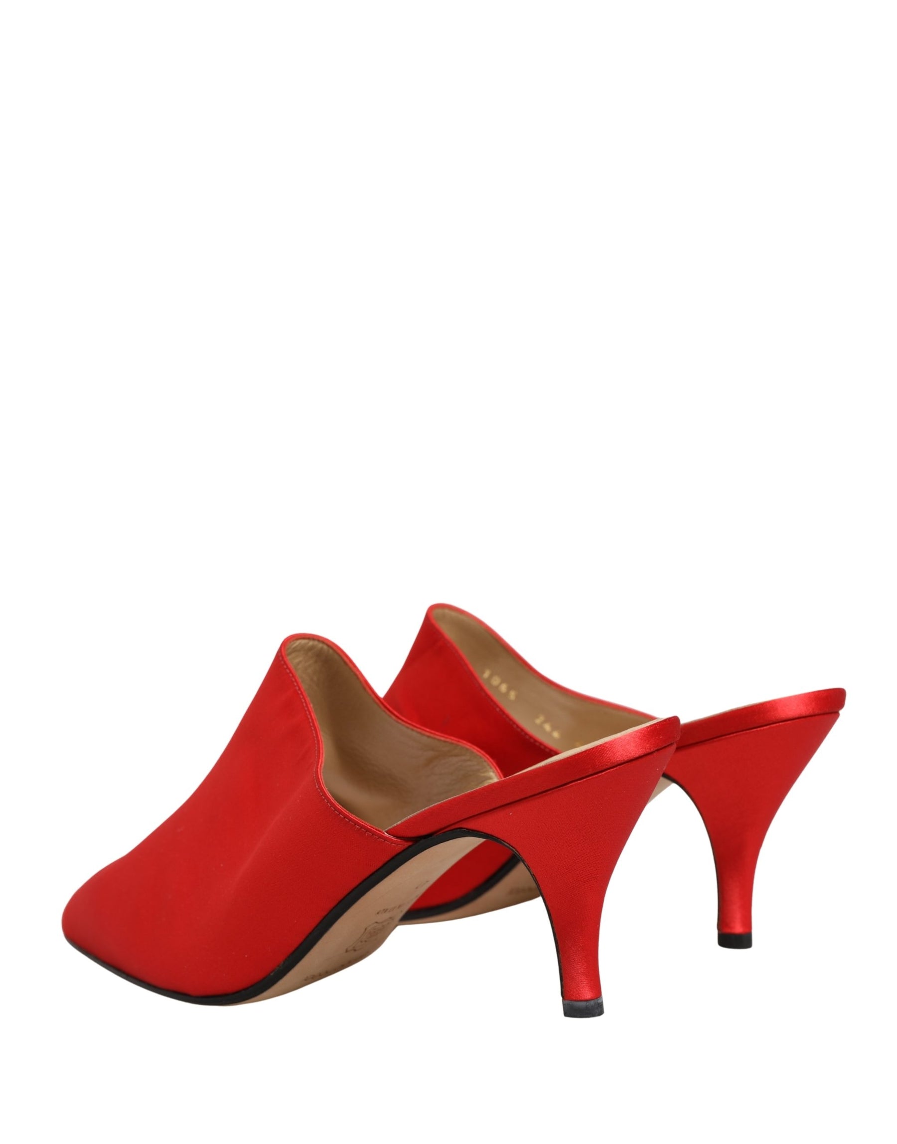 Dolce & Gabbana Red Suede Heel Mule Shoes | Regal Royce
