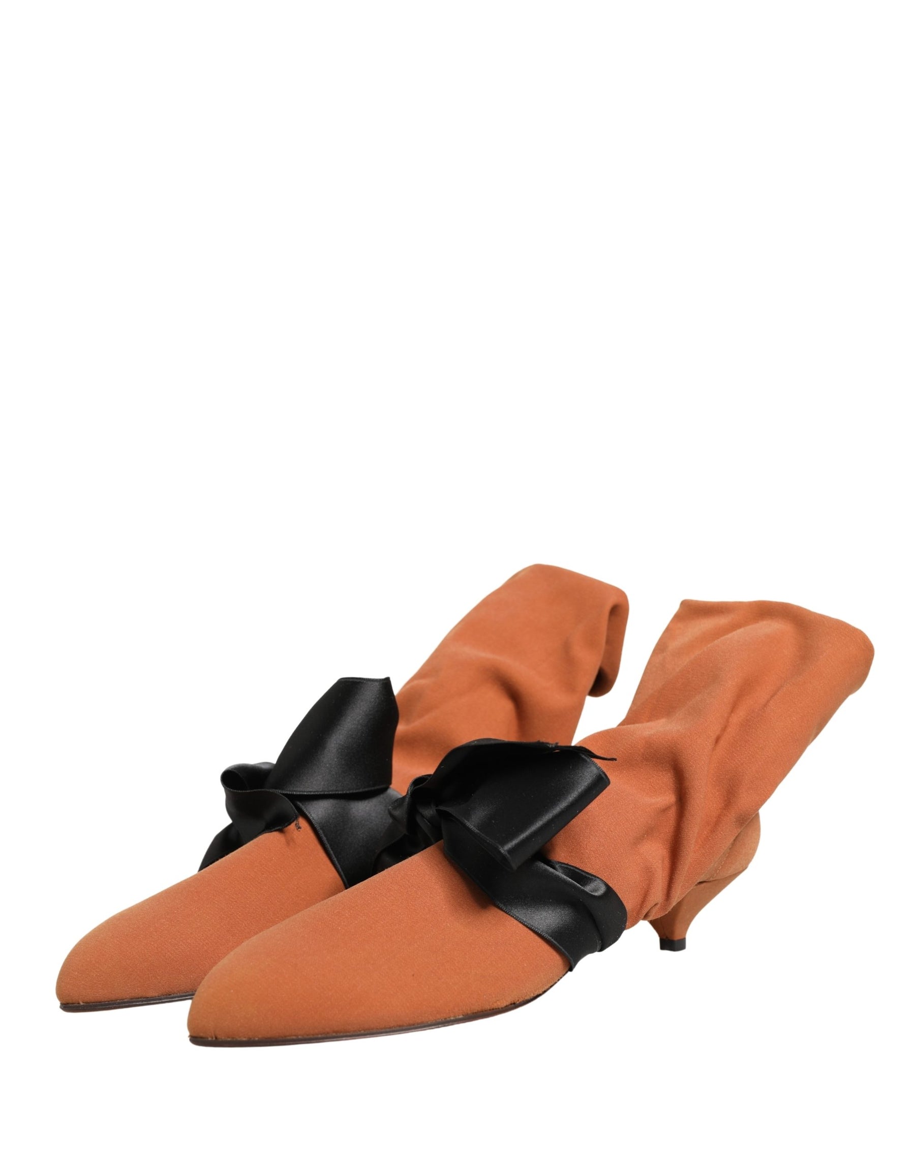 Dolce & Gabbana Brown Black Suede Boots Shoes | Regal Royce