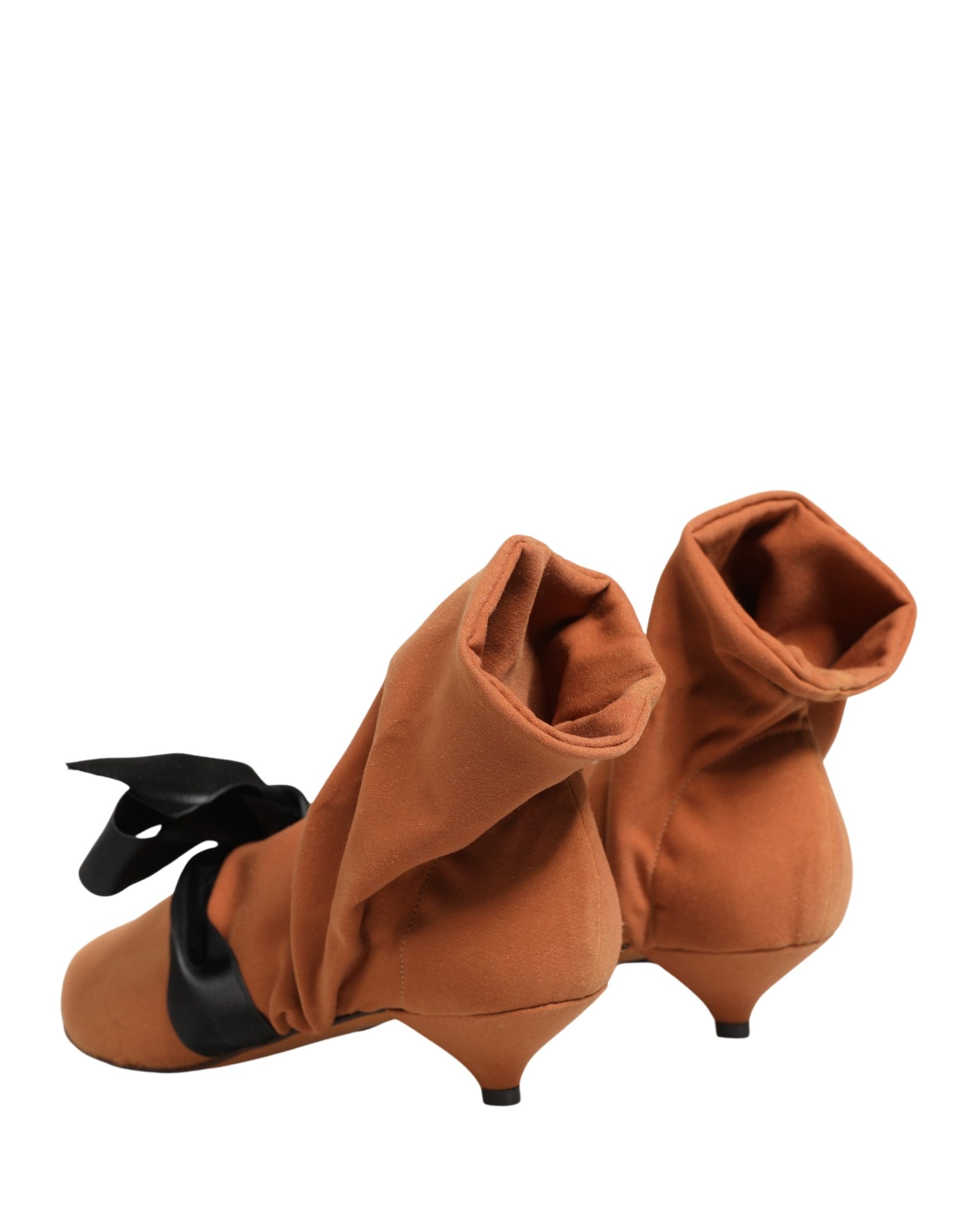 Dolce & Gabbana Brown Black Suede Boots Shoes | Regal Royce