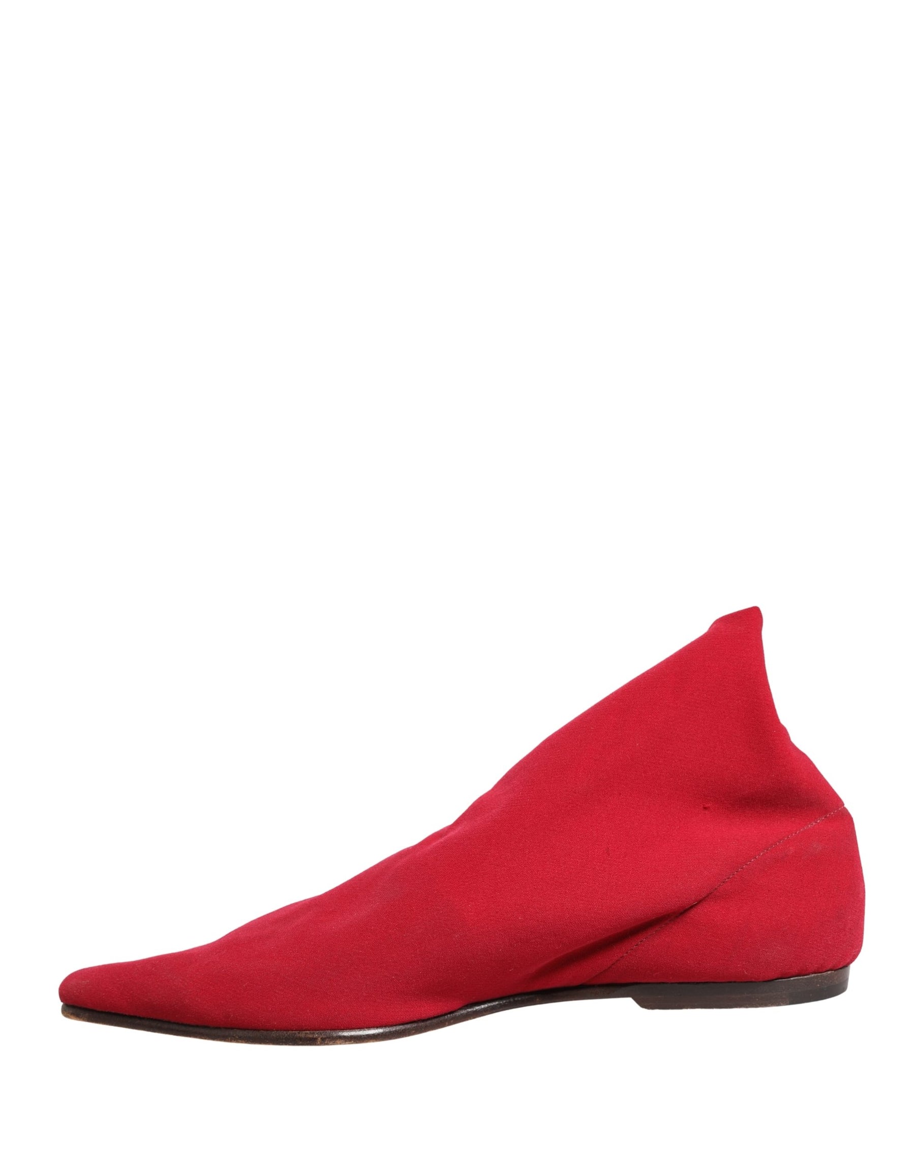 Dolce & Gabbana Red Suede Ankle Boots Shoes | Regal Royce