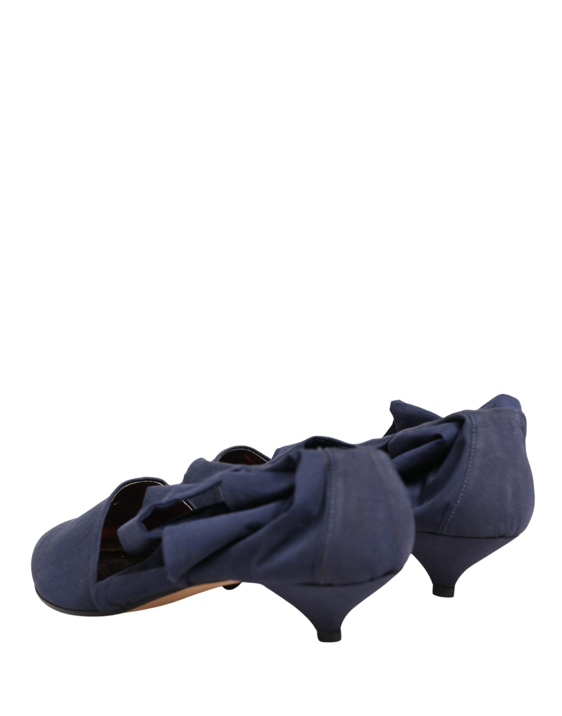 Dolce & Gabbana Blue Cotton Ankle Boots Shoes | Regal Royce