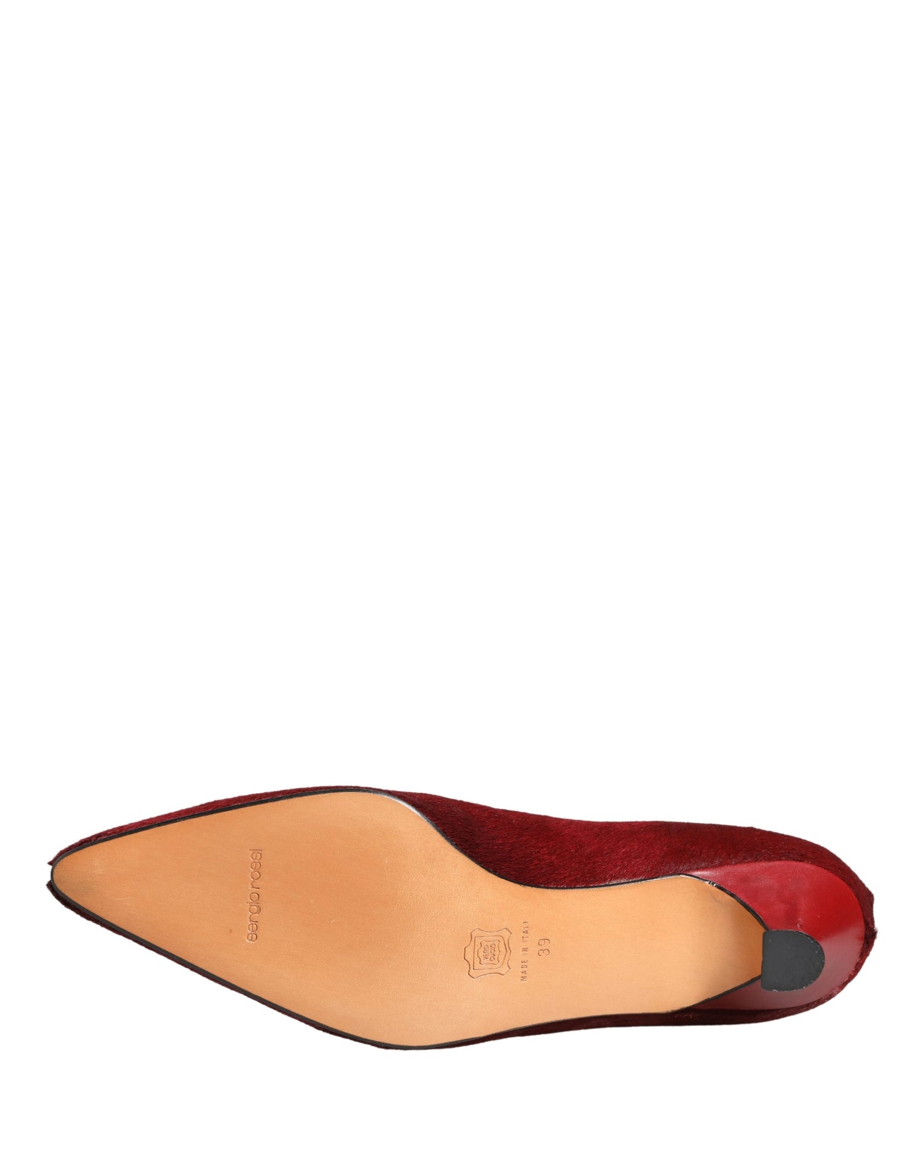 Dolce & Gabbana Burgundy Mid Calf Boots Shoes | Regal Royce
