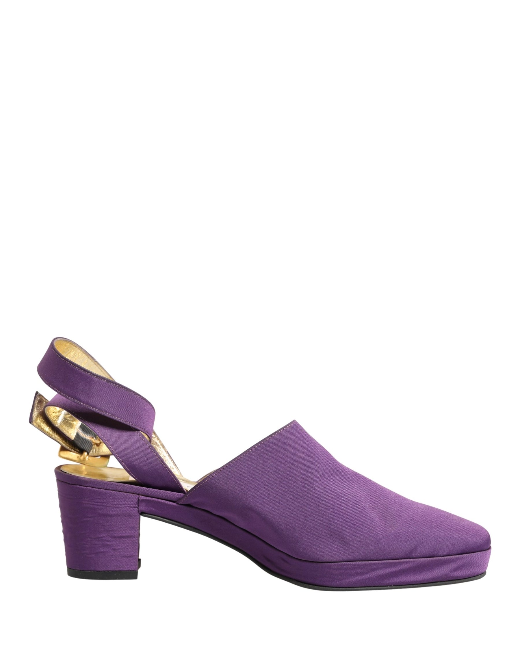 Dolce & Gabbana Purple Suede Sandals Shoes | Regal Royce