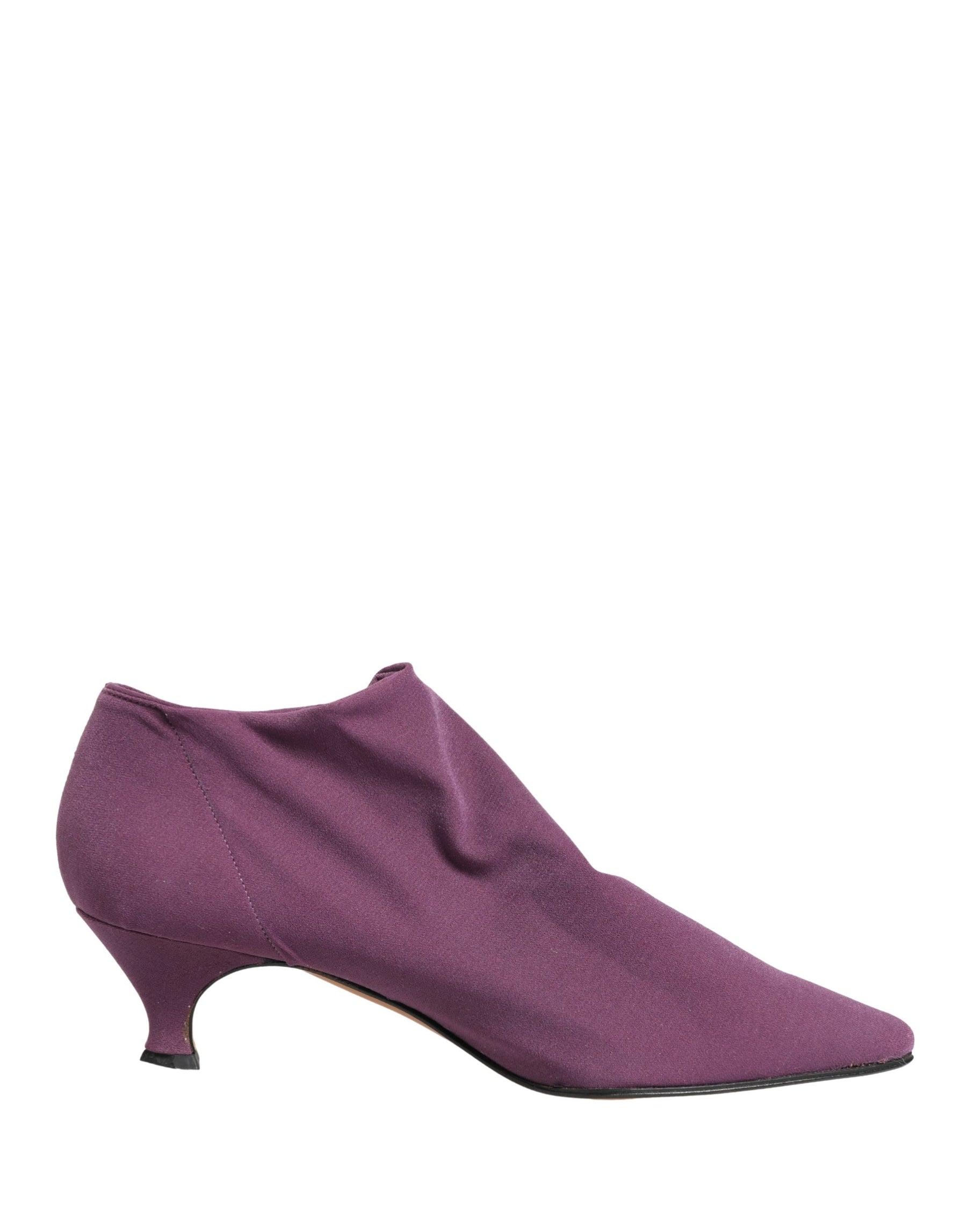 Dolce & Gabbana Shoes Purple Suede Ankle Boots Shoes | Regal Royce