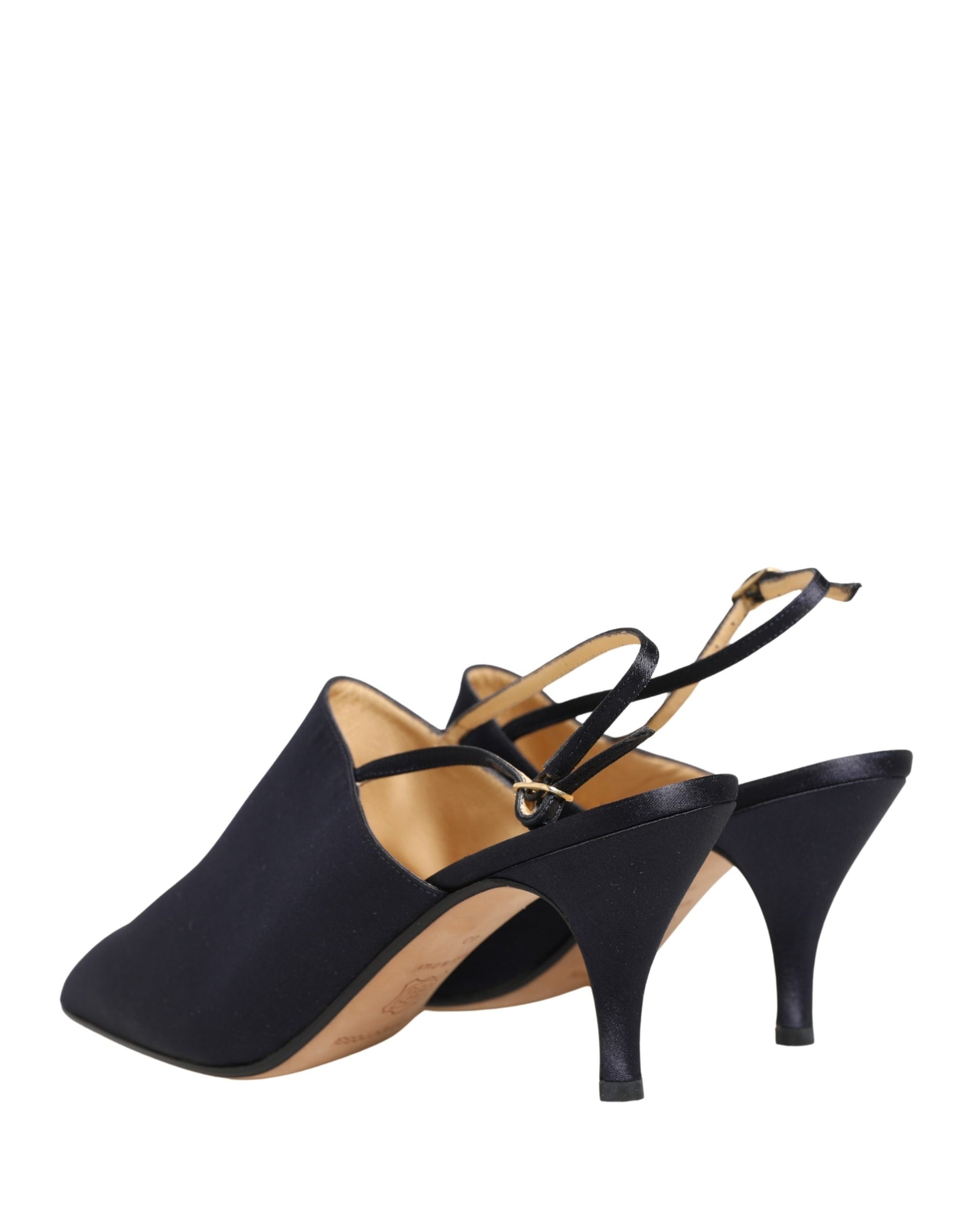 Dolce & Gabbana Black Suede Heels Slingbacks Shoes | Regal Royce
