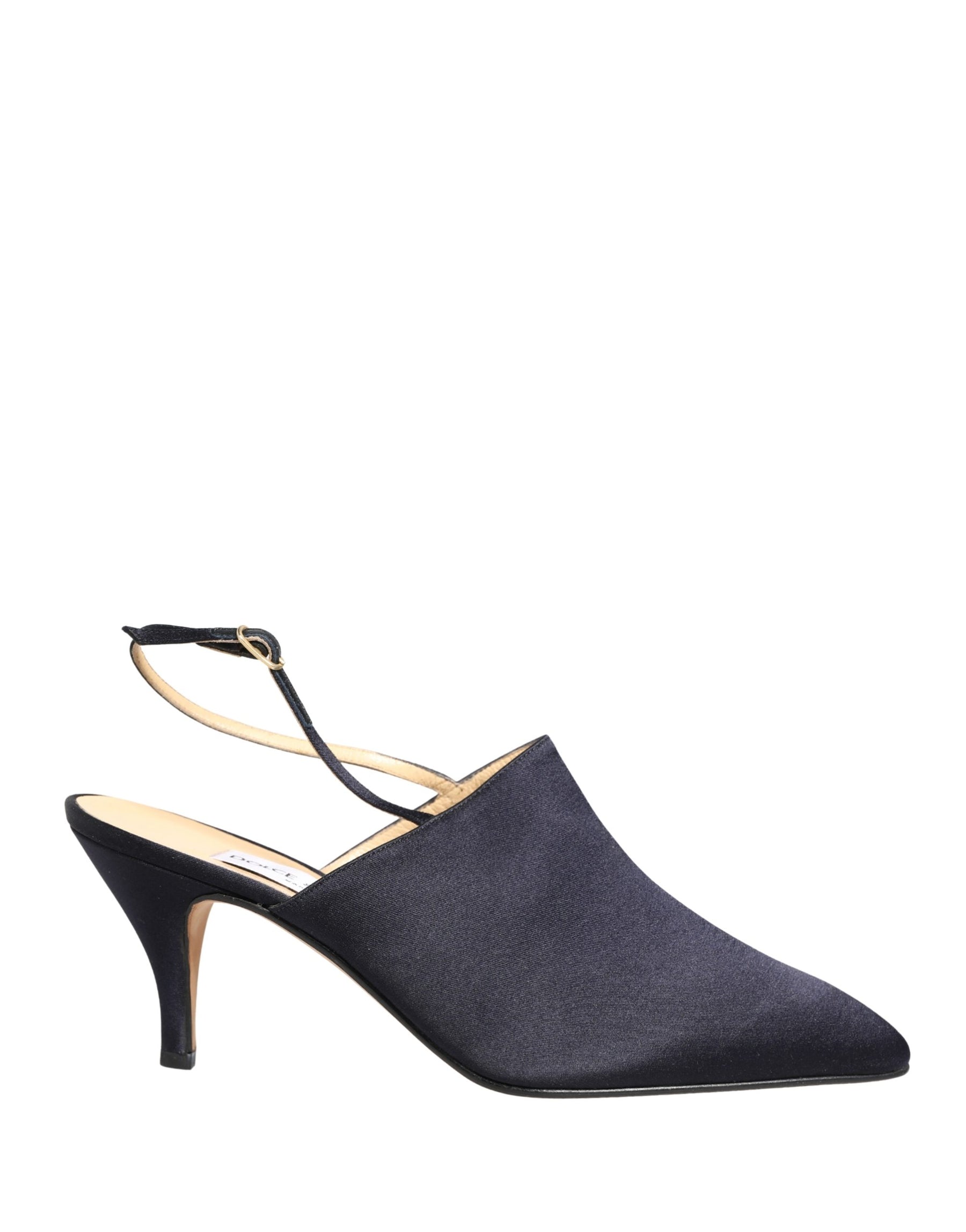 Dolce & Gabbana Black Suede Heels Slingbacks Shoes | Regal Royce